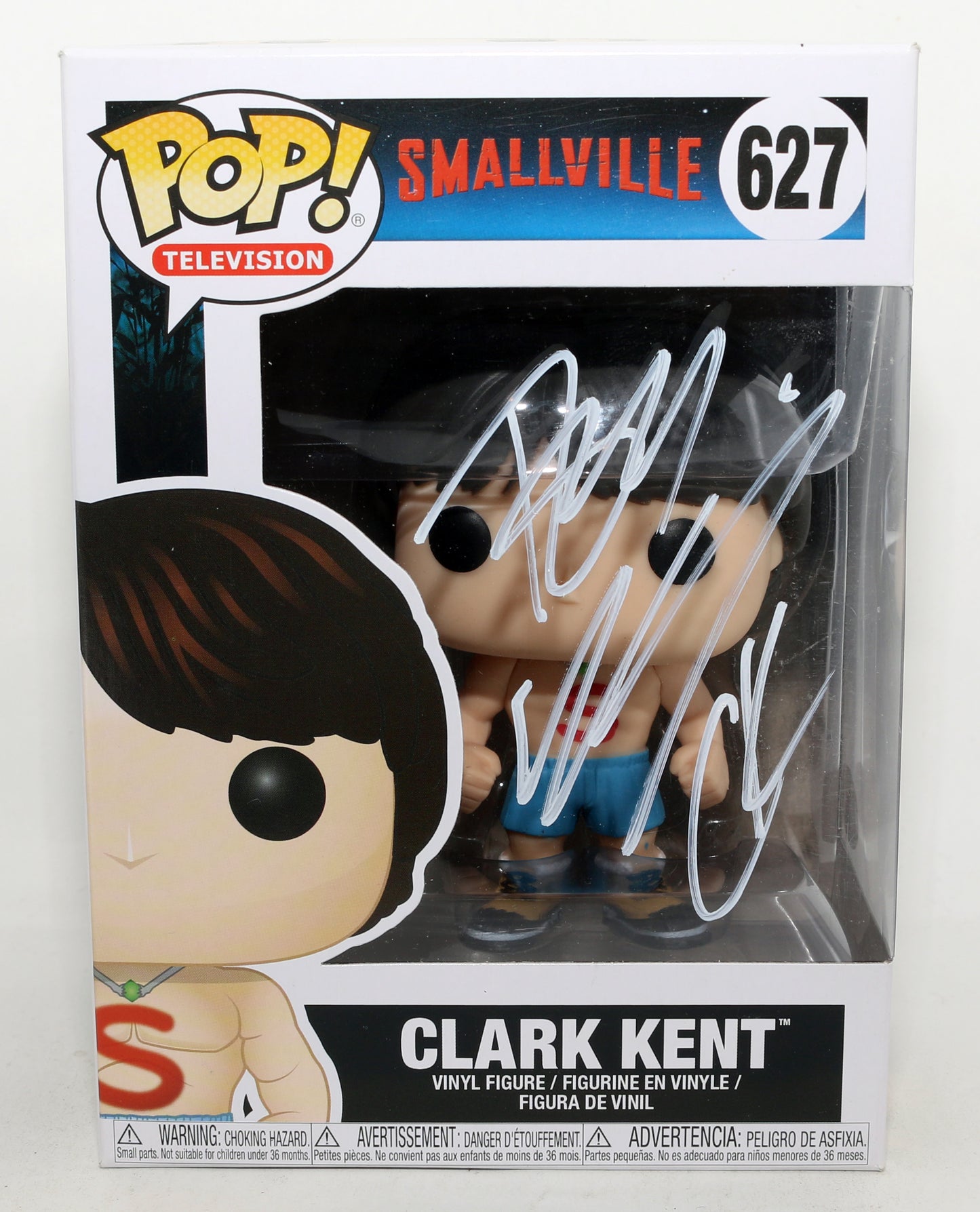 
                  
                    Tom Welling as Clark Kent / Superman in Smallville (JSA) Signed Funko POP! #627 with Character Initials
                  
                