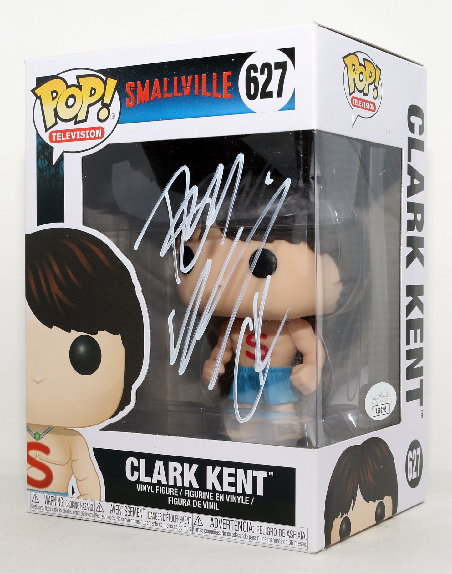 
                  
                    Tom Welling as Clark Kent / Superman in Smallville (JSA) Signed Funko POP! #627 with Character Initials
                  
                