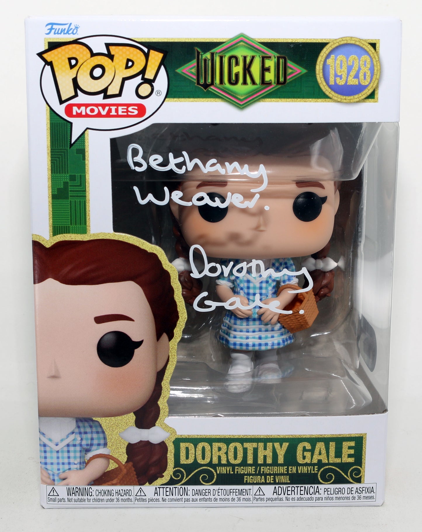 
                  
                    Bethany Weaver as Dorothy Gale in Wicked: For Good (SWAU) Signed Funko POP! #1928 with Character Name
                  
                