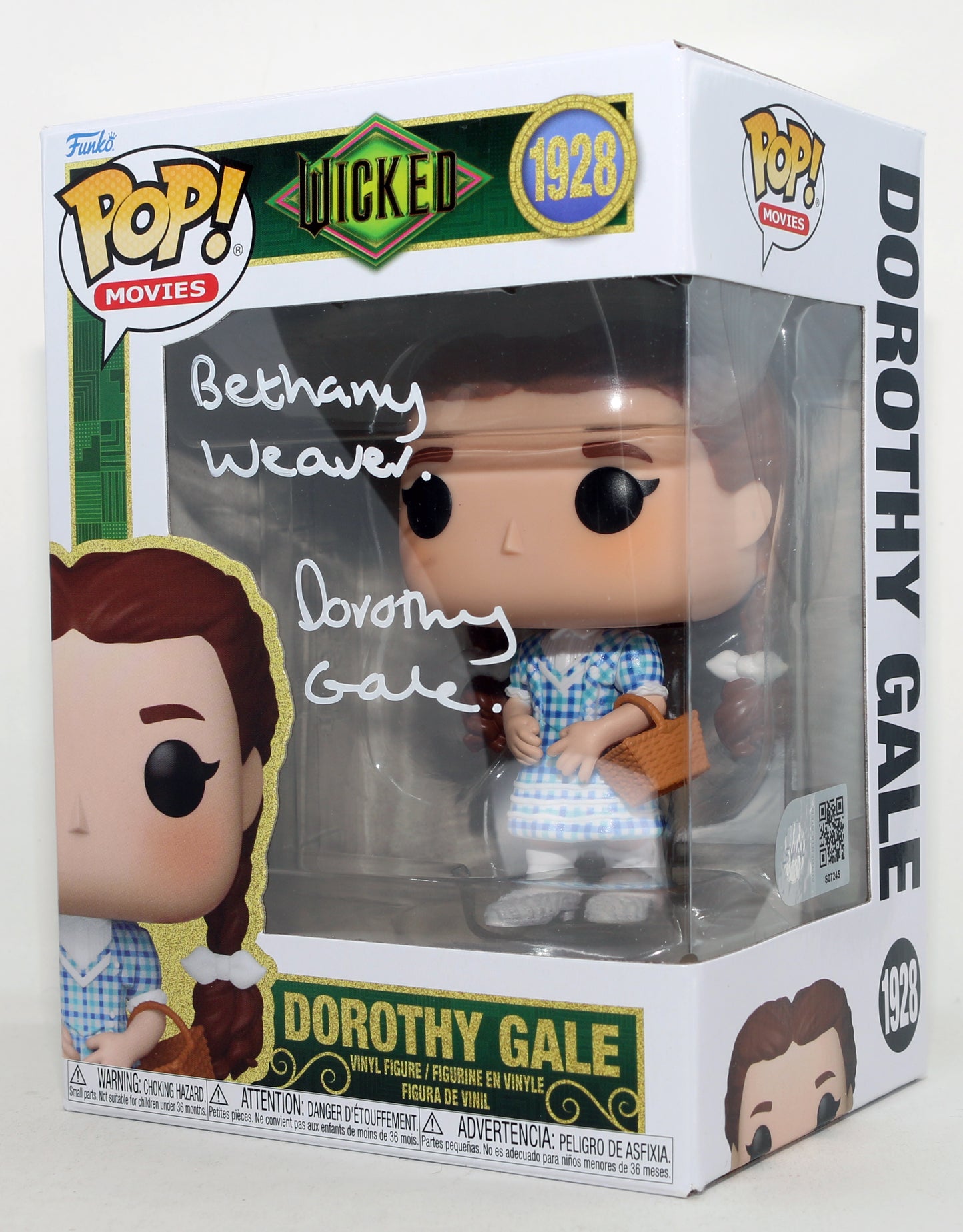 
                  
                    Bethany Weaver as Dorothy Gale in Wicked: For Good (SWAU) Signed Funko POP! #1928 with Character Name
                  
                