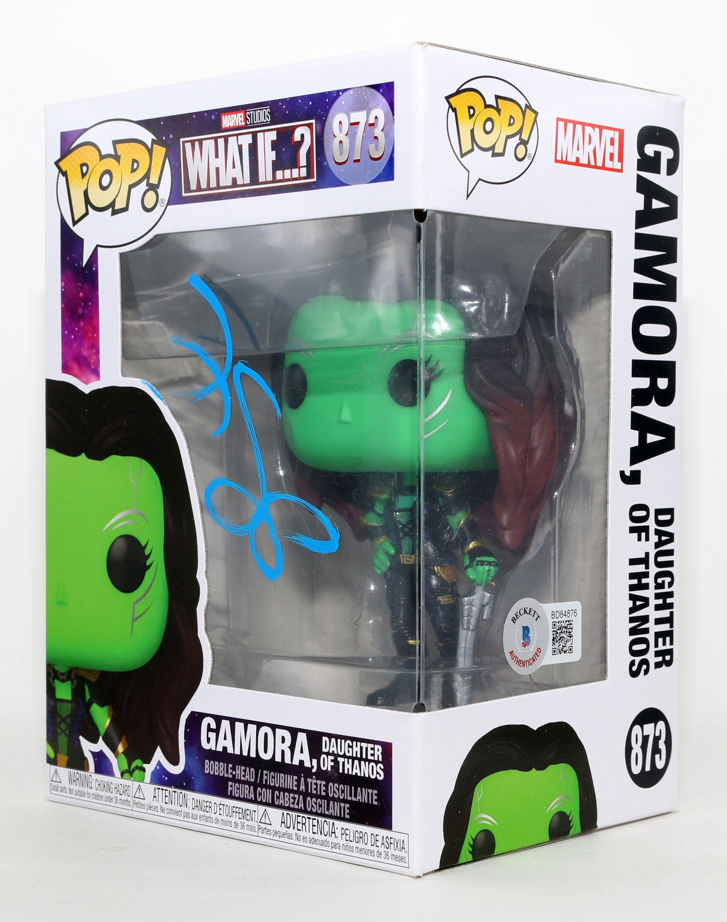 
                  
                    Zoe Saldaña as Gamora in What If...? (Beckett) Signed Funko POP! #873
                  
                