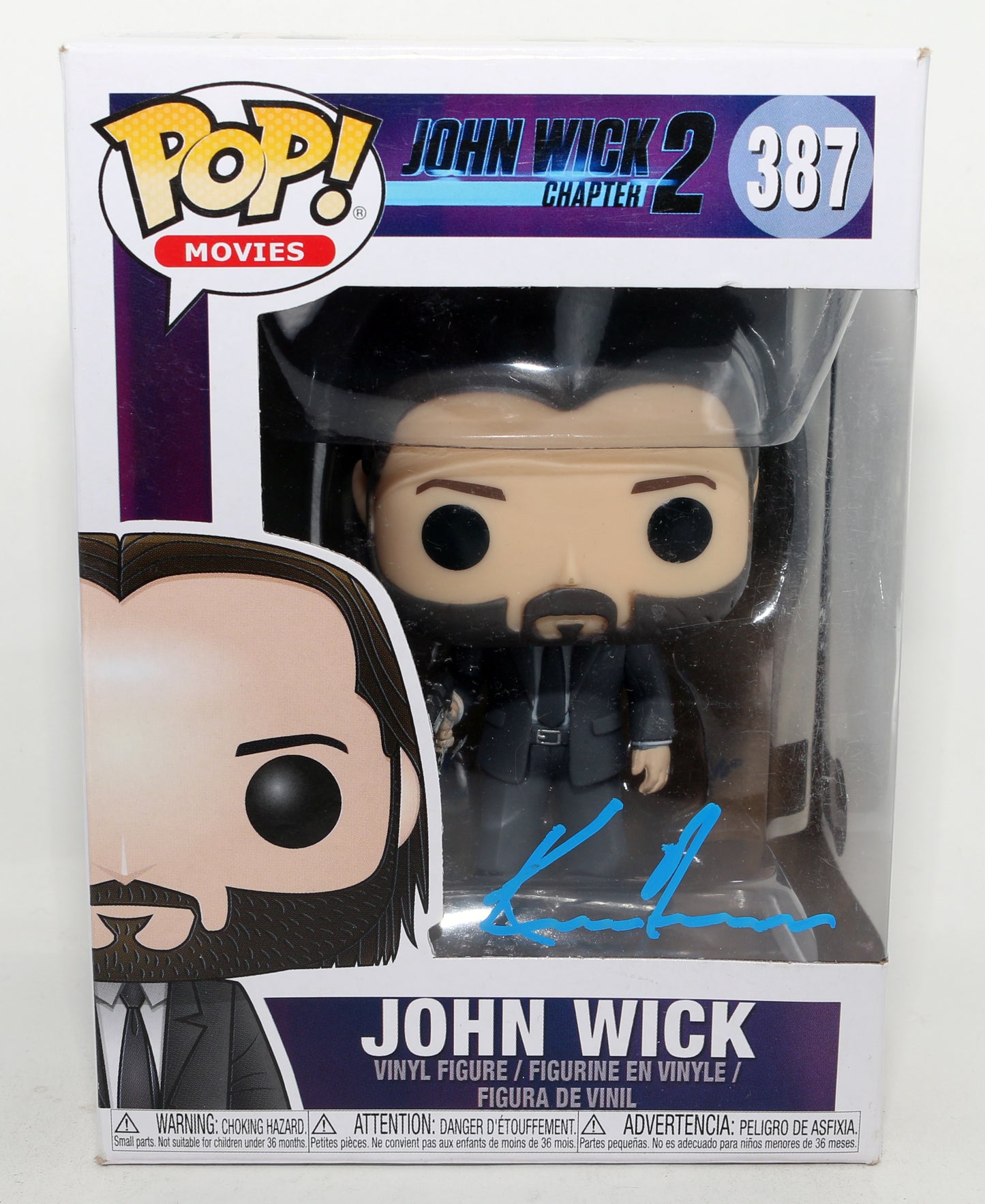 
                  
                    Keanu Reeves as John Wick in John Wick: Chapter 2 (Beckett) Signed Funko POP! #387
                  
                