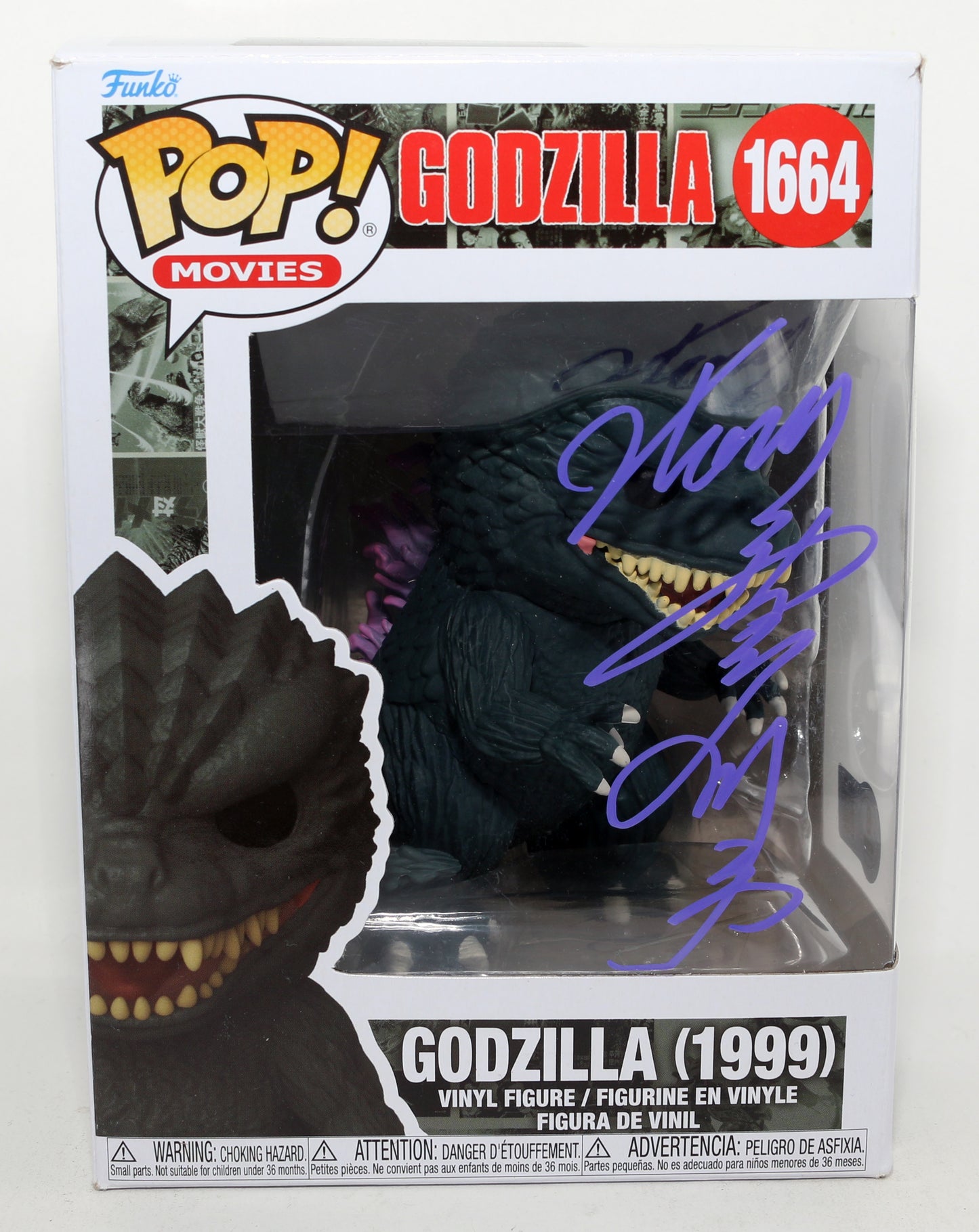 
                  
                    Tsutomu Kitagawa as the Godzilla Suit Actor in the Godzilla Millennium Series (Beckett) Signed Funko POP! #1664
                  
                