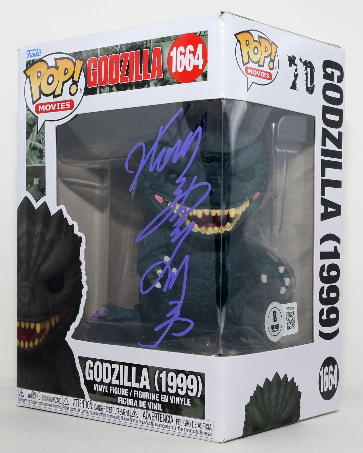 
                  
                    Tsutomu Kitagawa as the Godzilla Suit Actor in the Godzilla Millennium Series (Beckett) Signed Funko POP! #1664
                  
                
