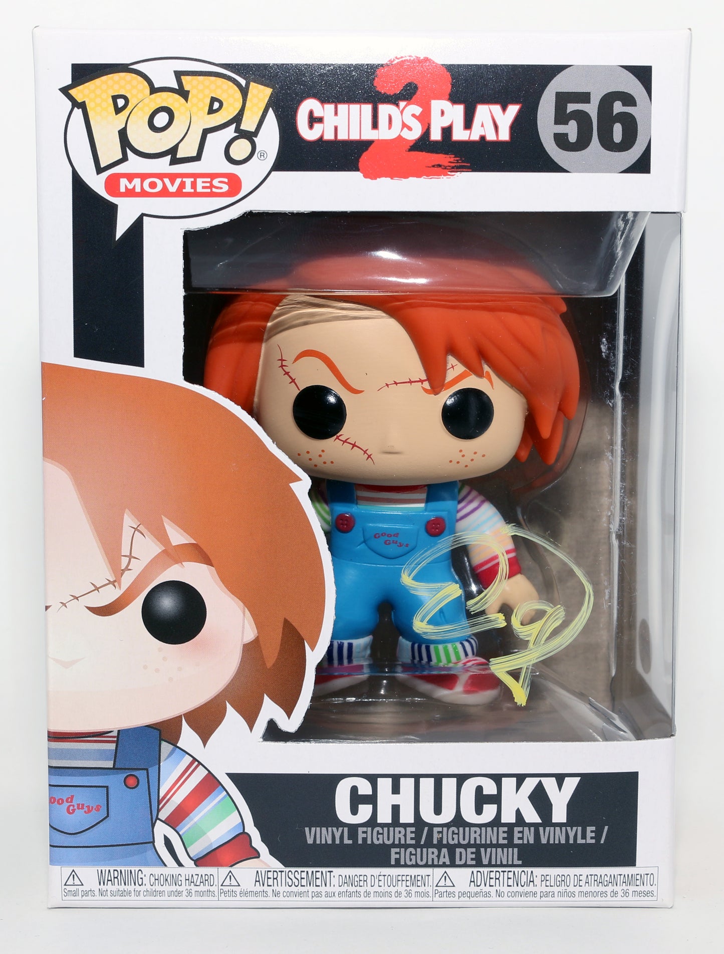 
                  
                    Ed Gale as Chucky in Child's Play 2 Signed Funko POP! #56
                  
                