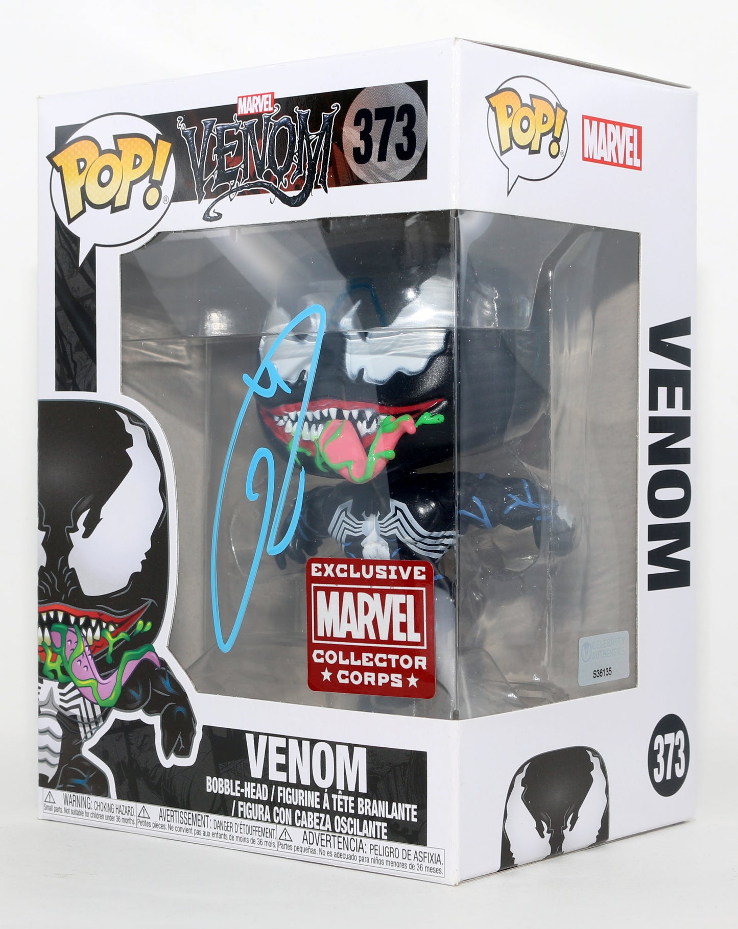 
                  
                    Tom Hardy as Venom in Venom (Celebrity Authentics) Signed Funko POP! #373
                  
                