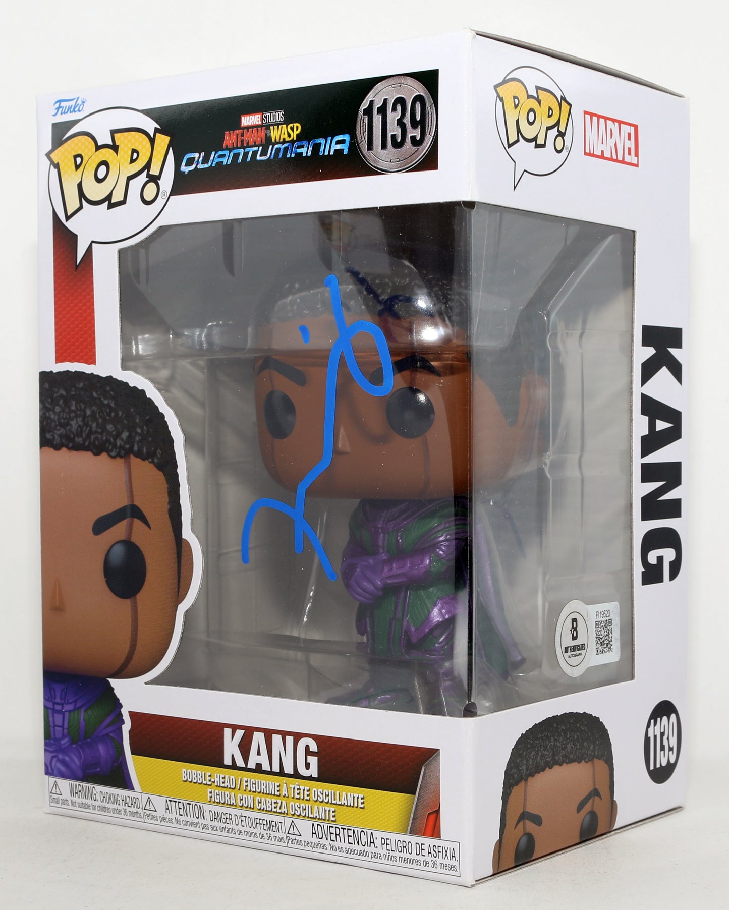 
                  
                    Jonathan Majors as Kang the Conqueror in Ant-Man & The Wasp: Quantumania (Beckett) Signed Funko POP! #1139
                  
                
