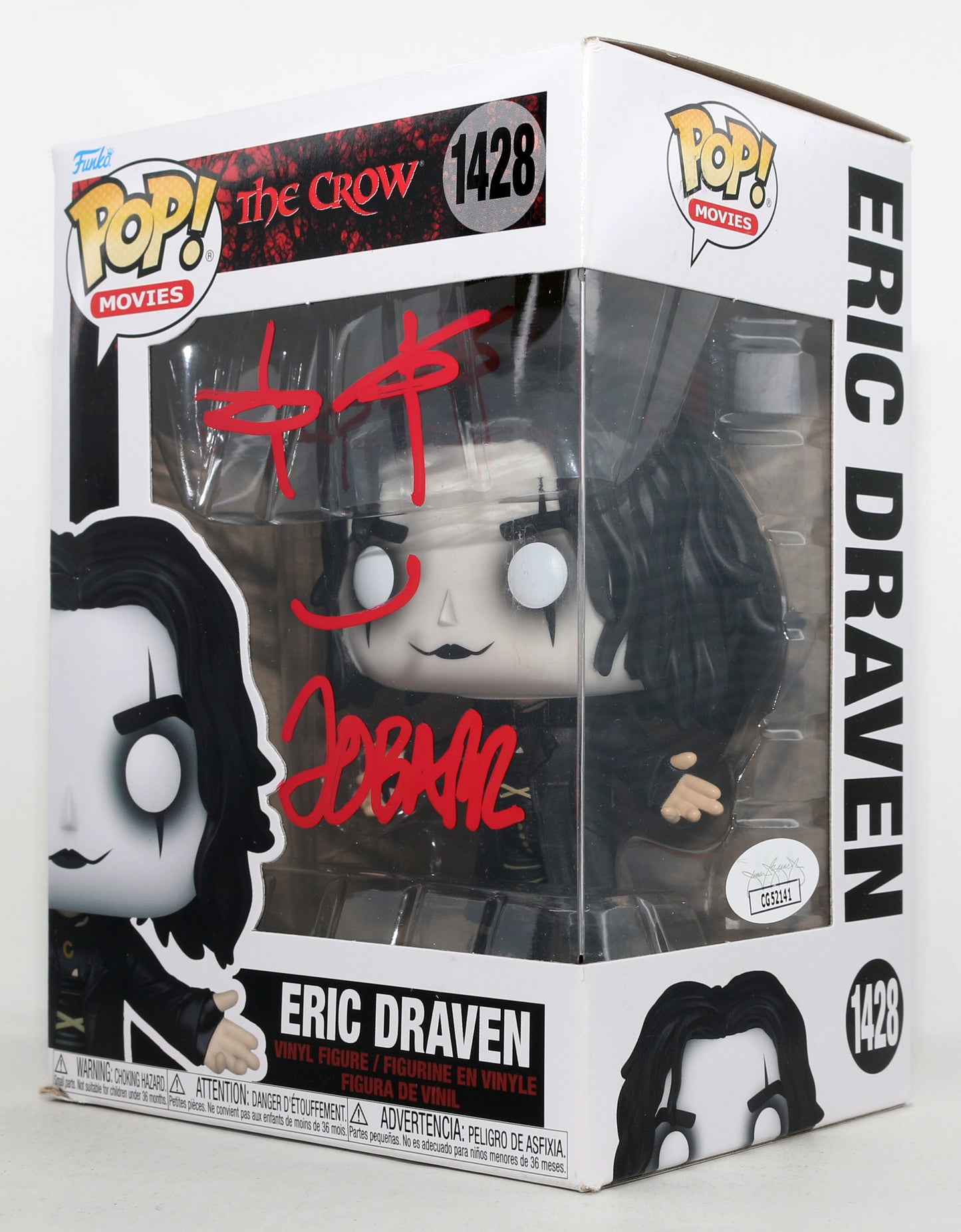 
                  
                    James O'Barr Creator of The Crow (JSA) Signed Funko POP! #1428 with Remark
                  
                