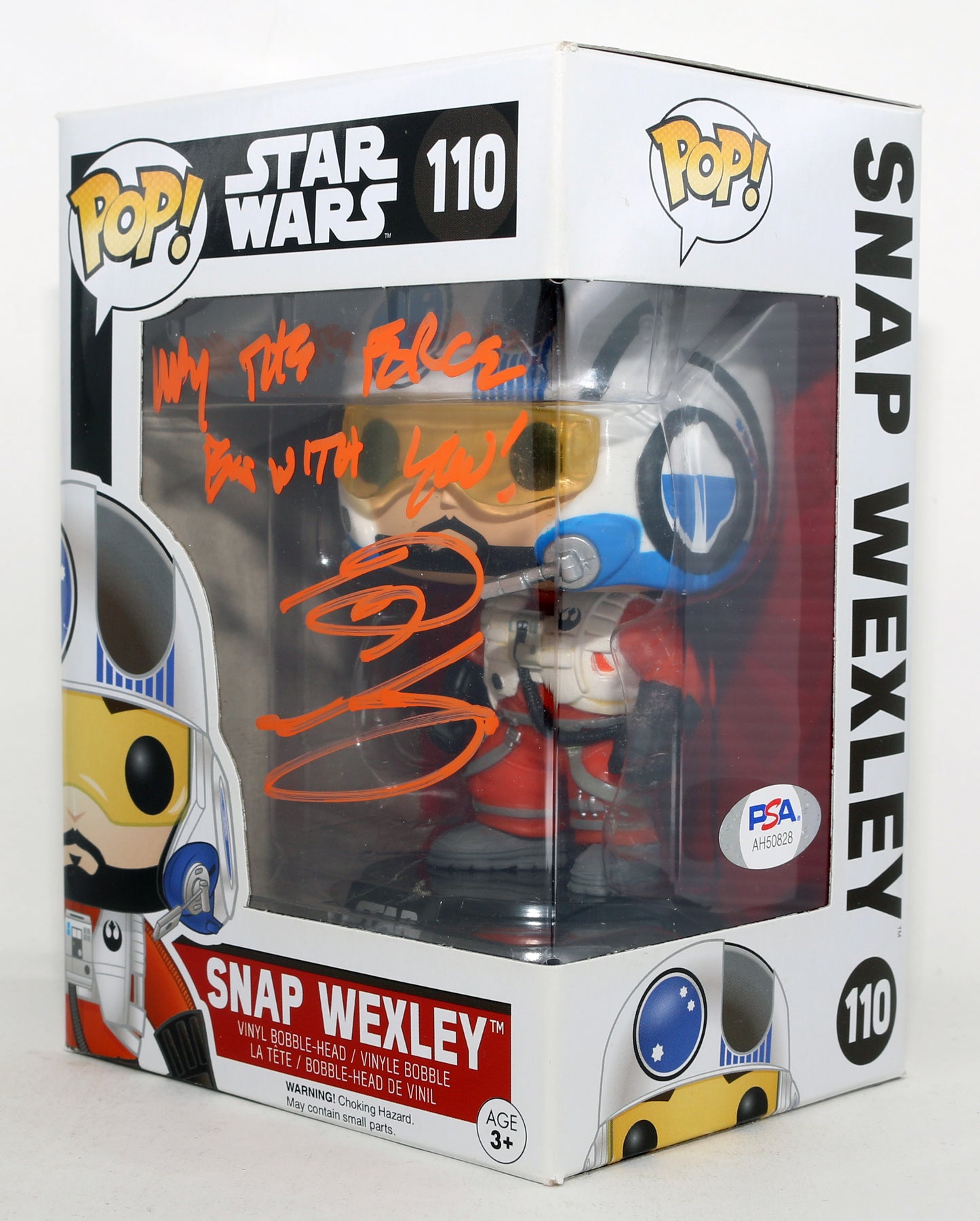 
                  
                    Greg Grunberg as Snap Wexley in Star Wars: The Force Awakens (PSA) Signed Funko POP! #110 with Quote
                  
                
