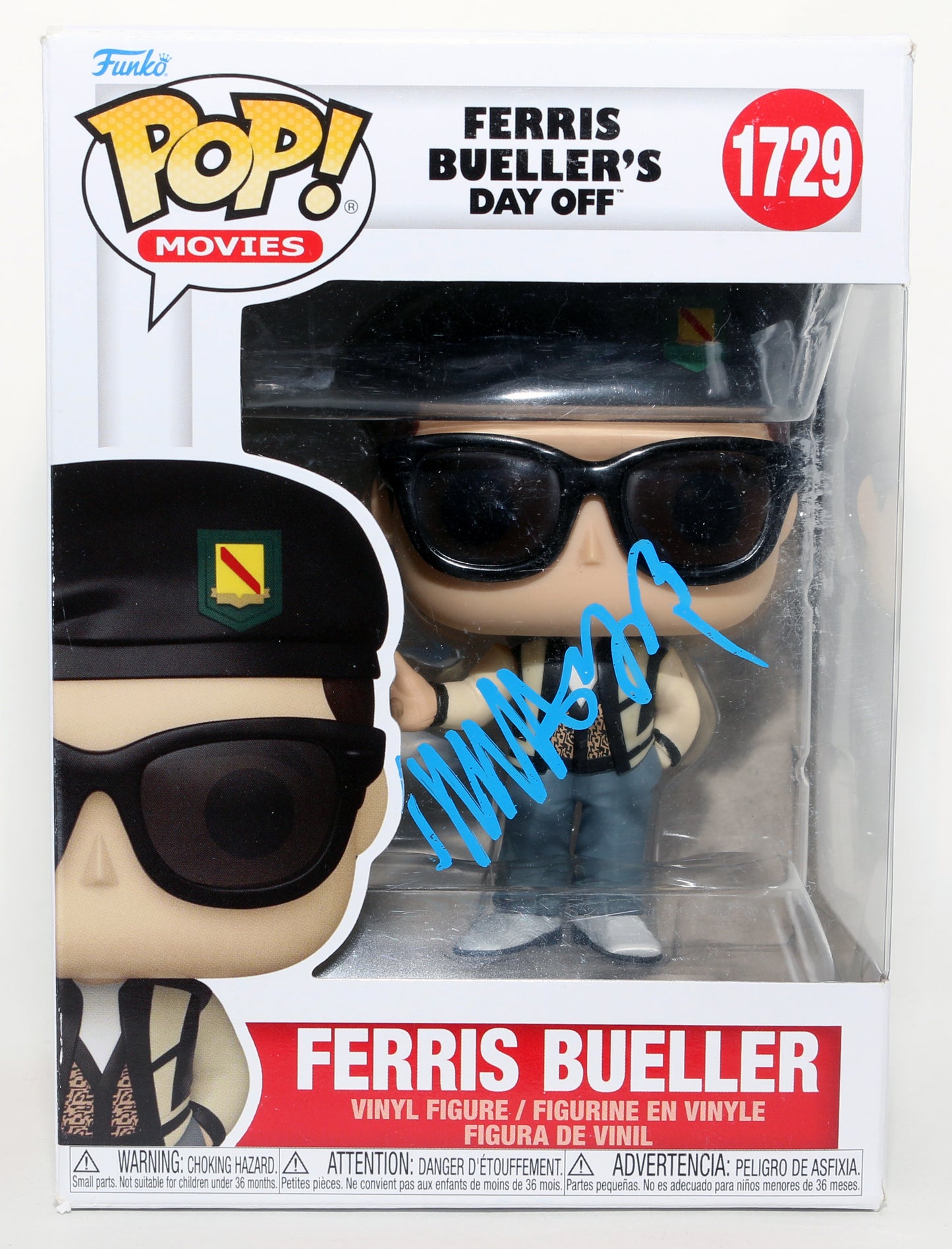 
                  
                    Matthew Broderick as Ferris Bueller in Ferris Bueller's Day Off Signed Funko POP! #1729
                  
                