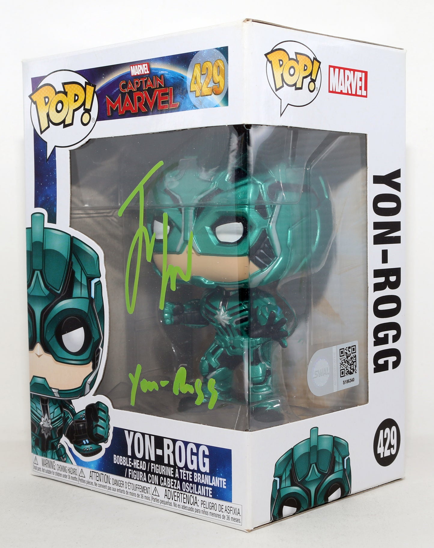 
                  
                    Jude Law as Yon-Rogg in Captain Marvel (SWAU) Signed Funko POP! #429 with Character Name
                  
                