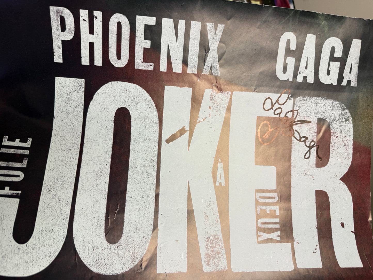 
                  
                    Lady Gaga as Harley 'Lee' Quinzel in Joker: Folie à Deux Signed 12.5x18 Mini Poster
                  
                