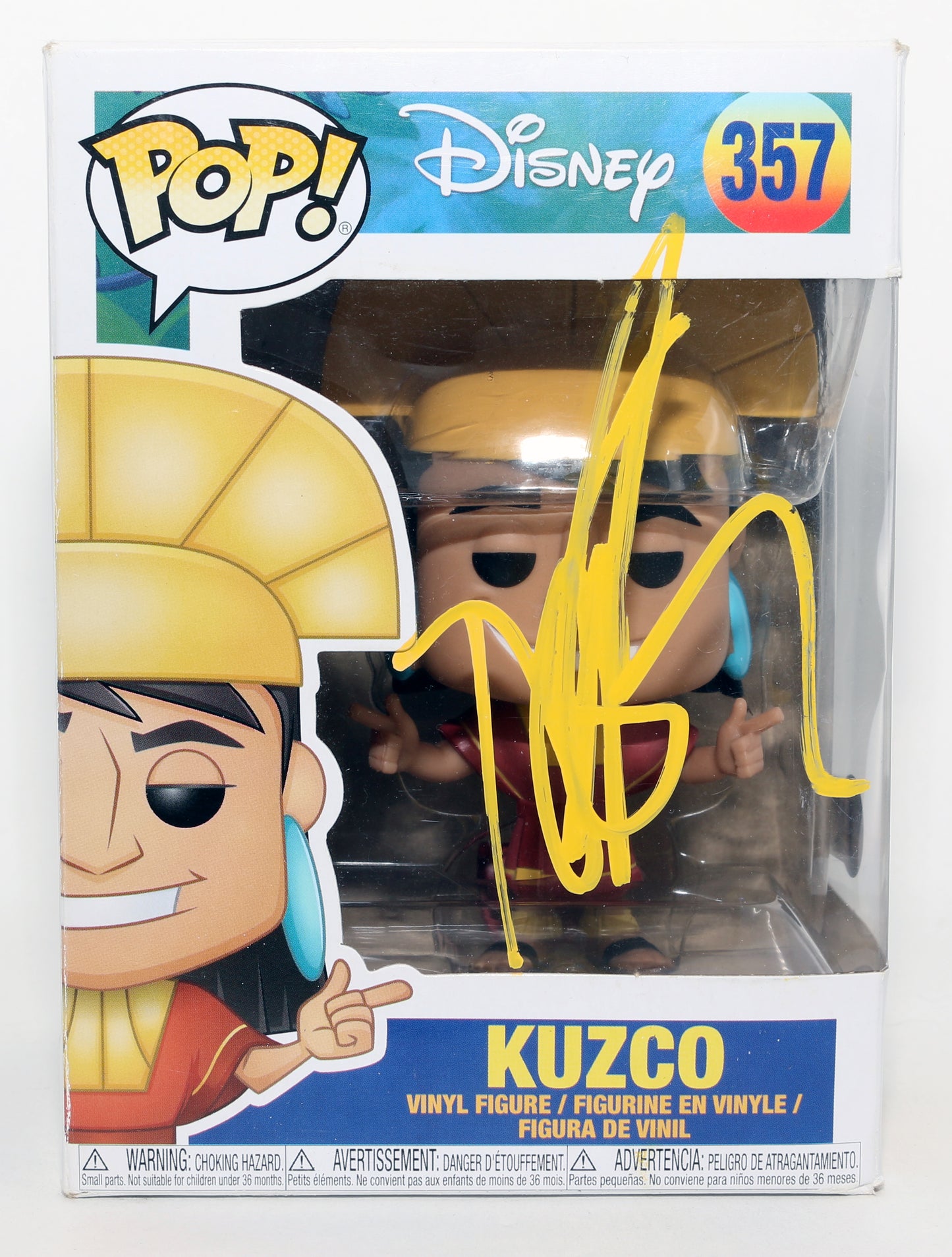 
                  
                    David Spade as Kuzco in The Emperor's New Groove (Beckett) Signed Funko POP! #357
                  
                