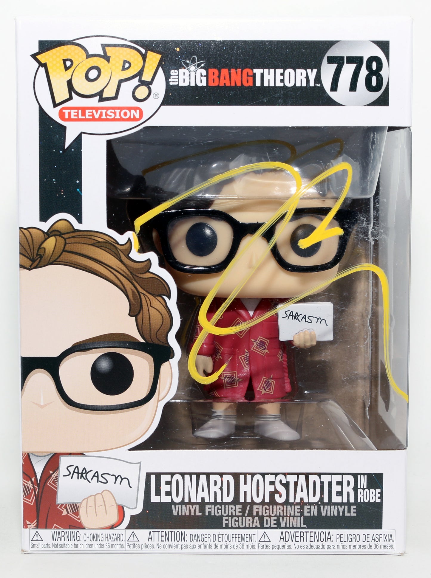 
                  
                    Johnny Galecki as Leonard Hofstadter [Robe] in The Big Bang Theory (Beckett) Signed Funko POP! #778
                  
                