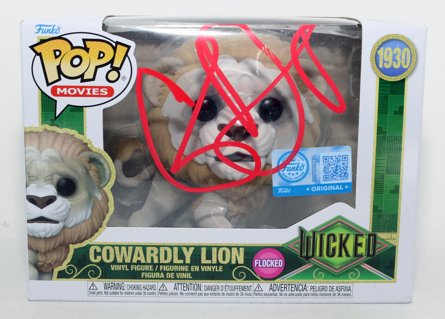 
                  
                    Colman Domingo as Cowardly Lion in Wicked: For Good Funko Store Exclusive (SWAU) Signed Funko POP! #1930
                  
                