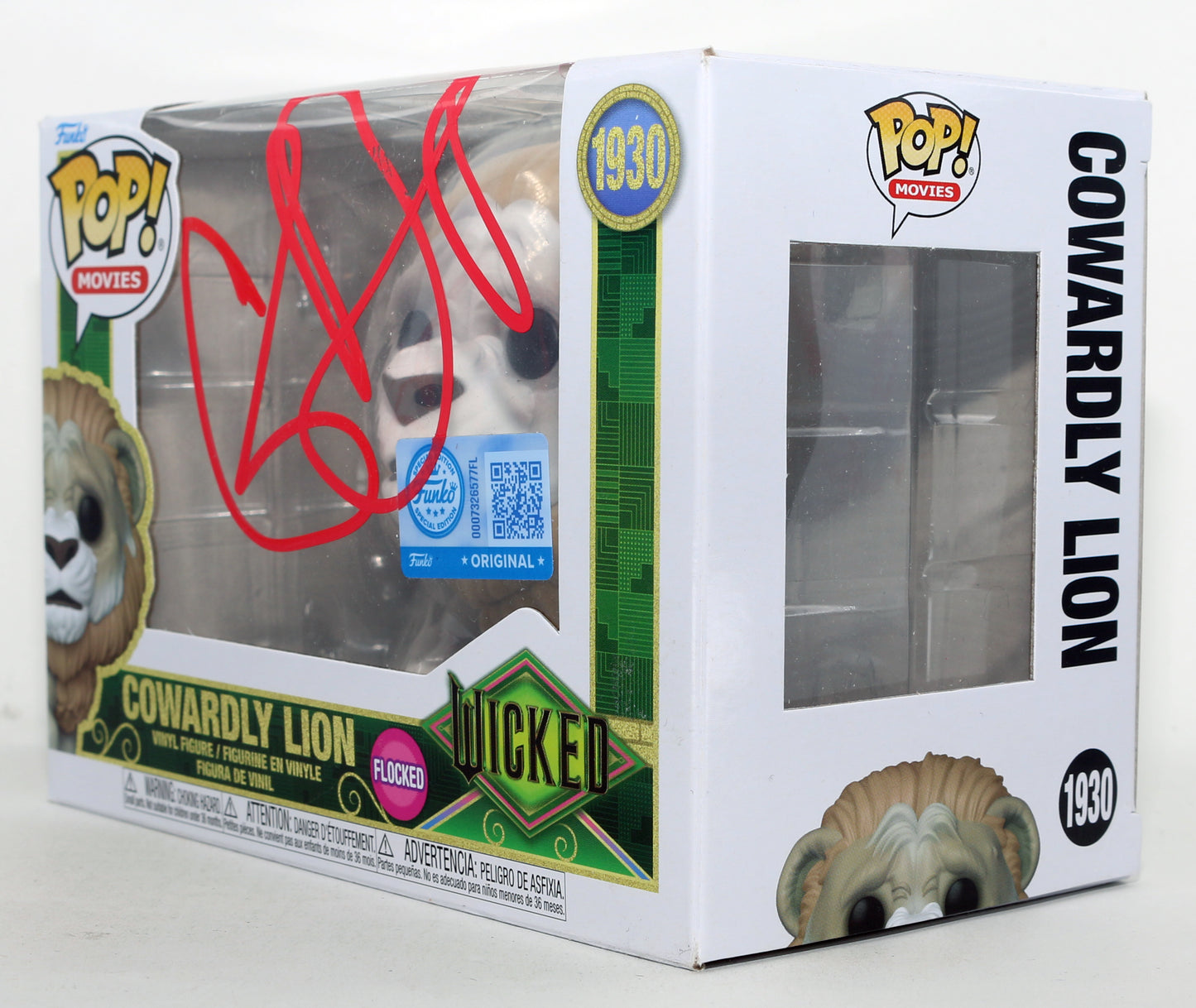 
                  
                    Colman Domingo as Cowardly Lion in Wicked: For Good Funko Store Exclusive (SWAU) Signed Funko POP! #1930
                  
                