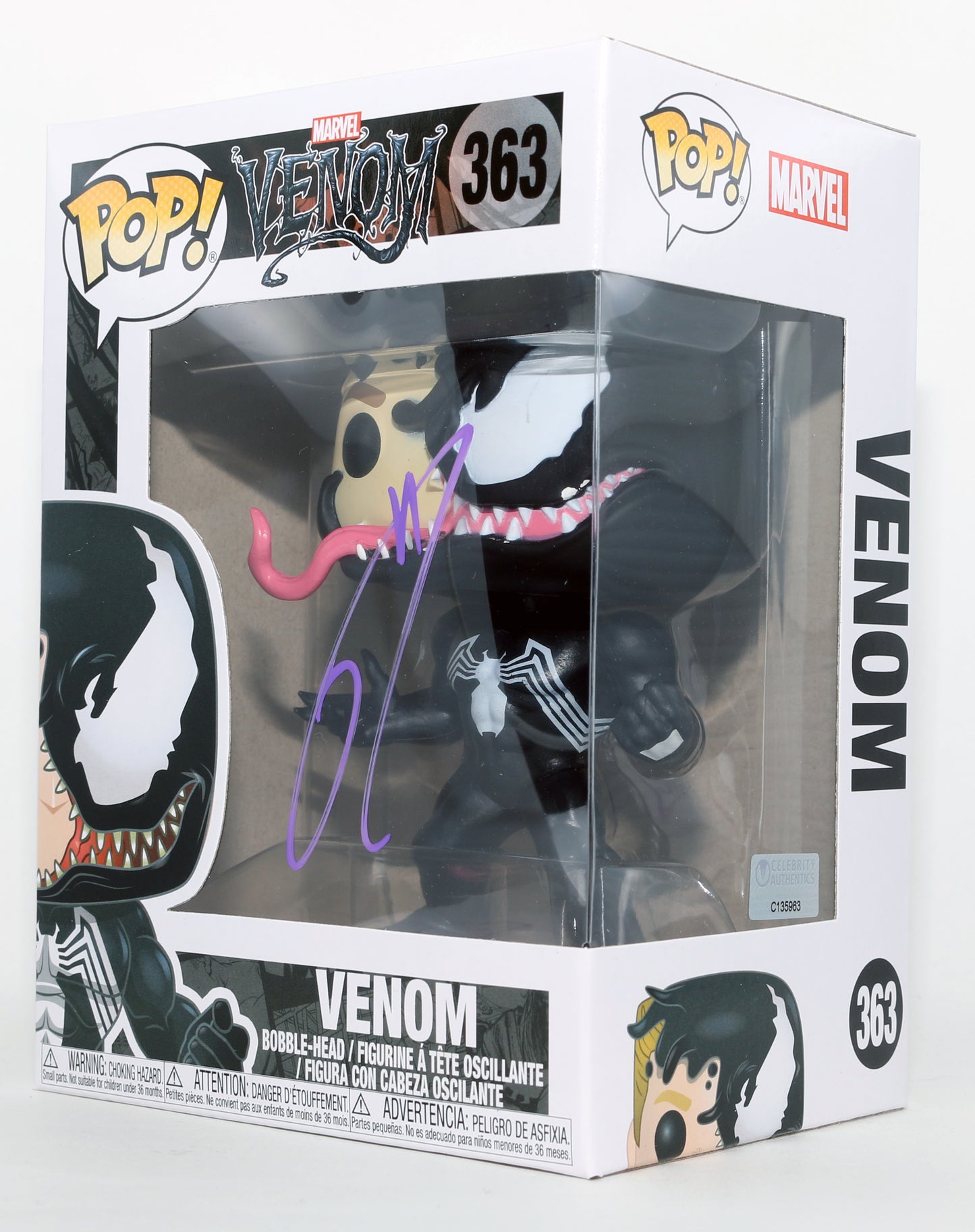 
                  
                    Tom Hardy as Venom in Venom (Celebrity Authentics) Signed Funko POP! #363
                  
                