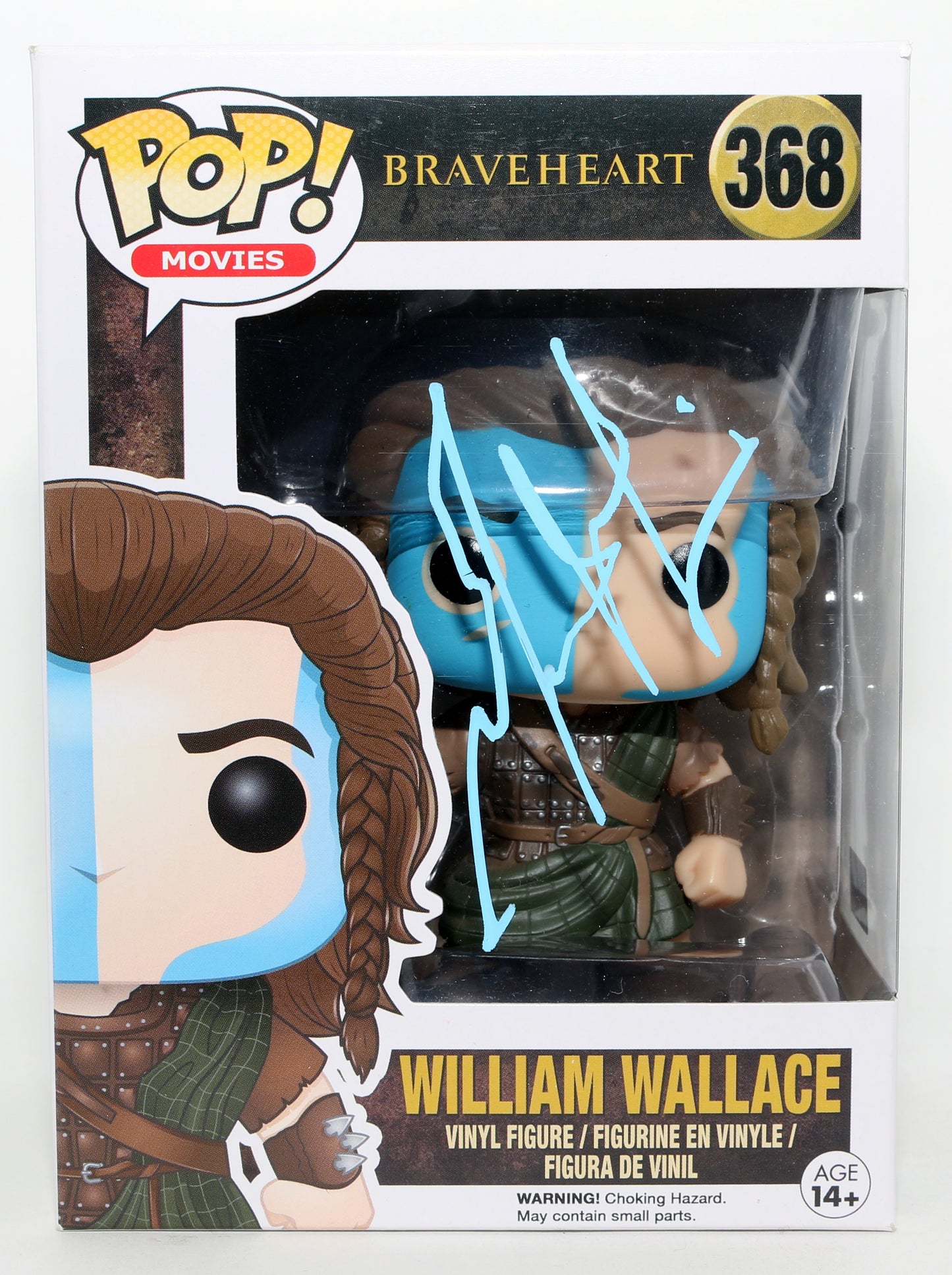 
                  
                    Mel Gibson as William Wallace in Braveheart (Celebrity Authentics) Signed Funko POP! #368
                  
                