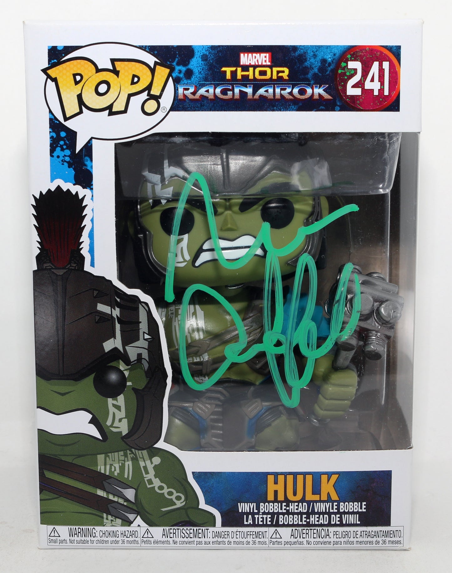 
                  
                    Mark Ruffalo as Hulk in Thor: Ragnarok Signed Funko POP! #241
                  
                