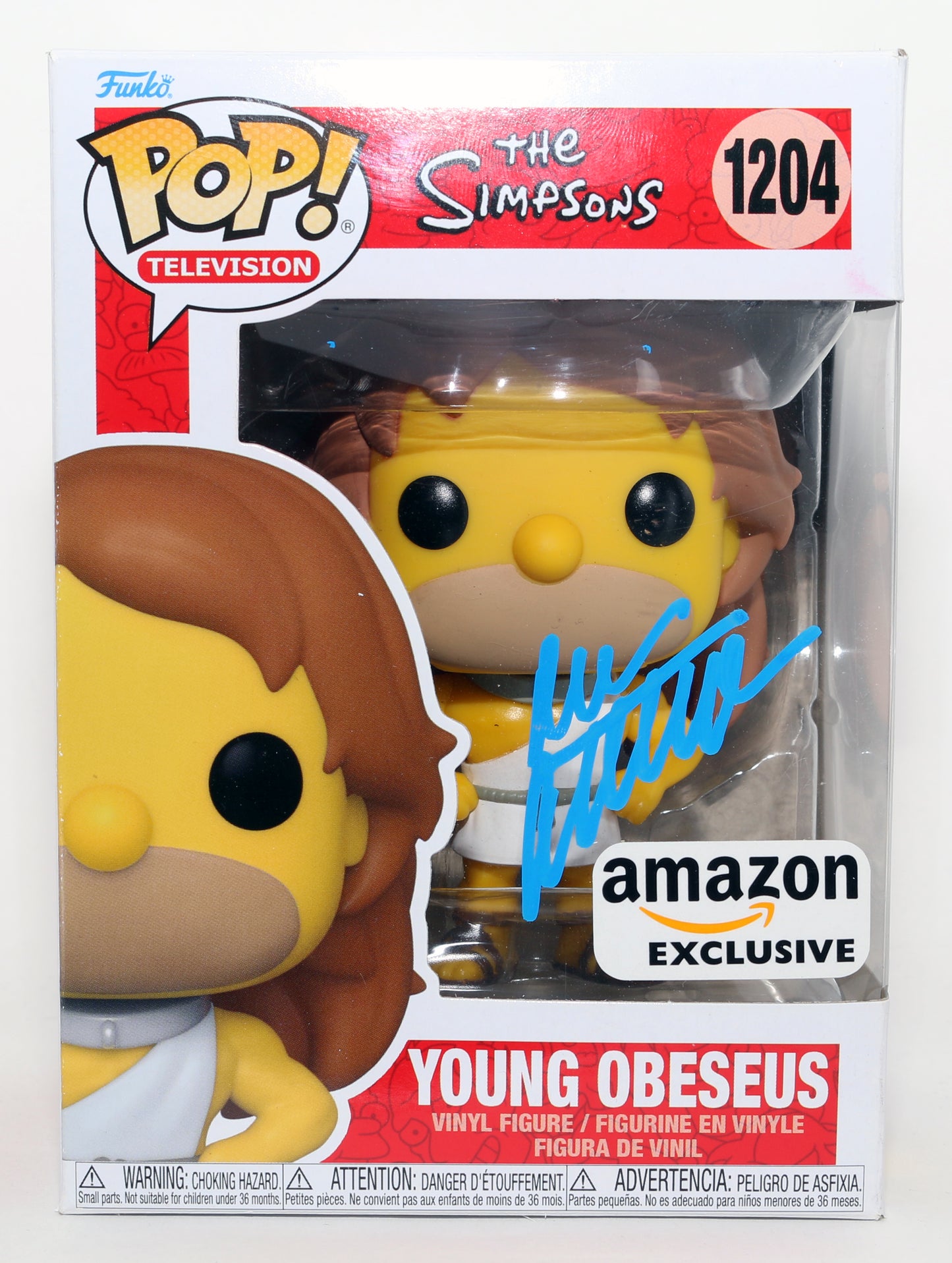
                  
                    Dan Castellaneta as Young Obseseus in The Simpsons Amazon Exclusive Signed Funko POP! #1204
                  
                