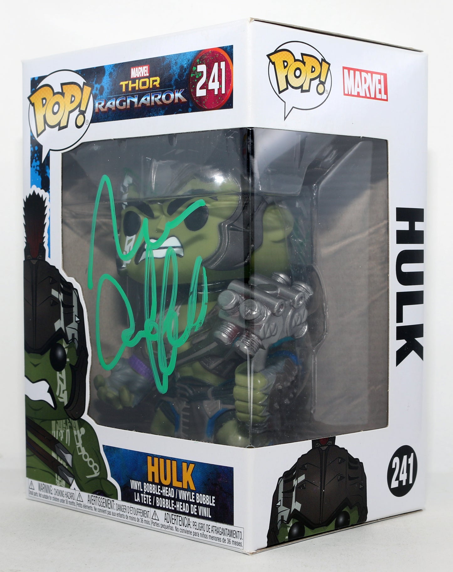 
                  
                    Mark Ruffalo as Hulk in Thor: Ragnarok Signed Funko POP! #241
                  
                