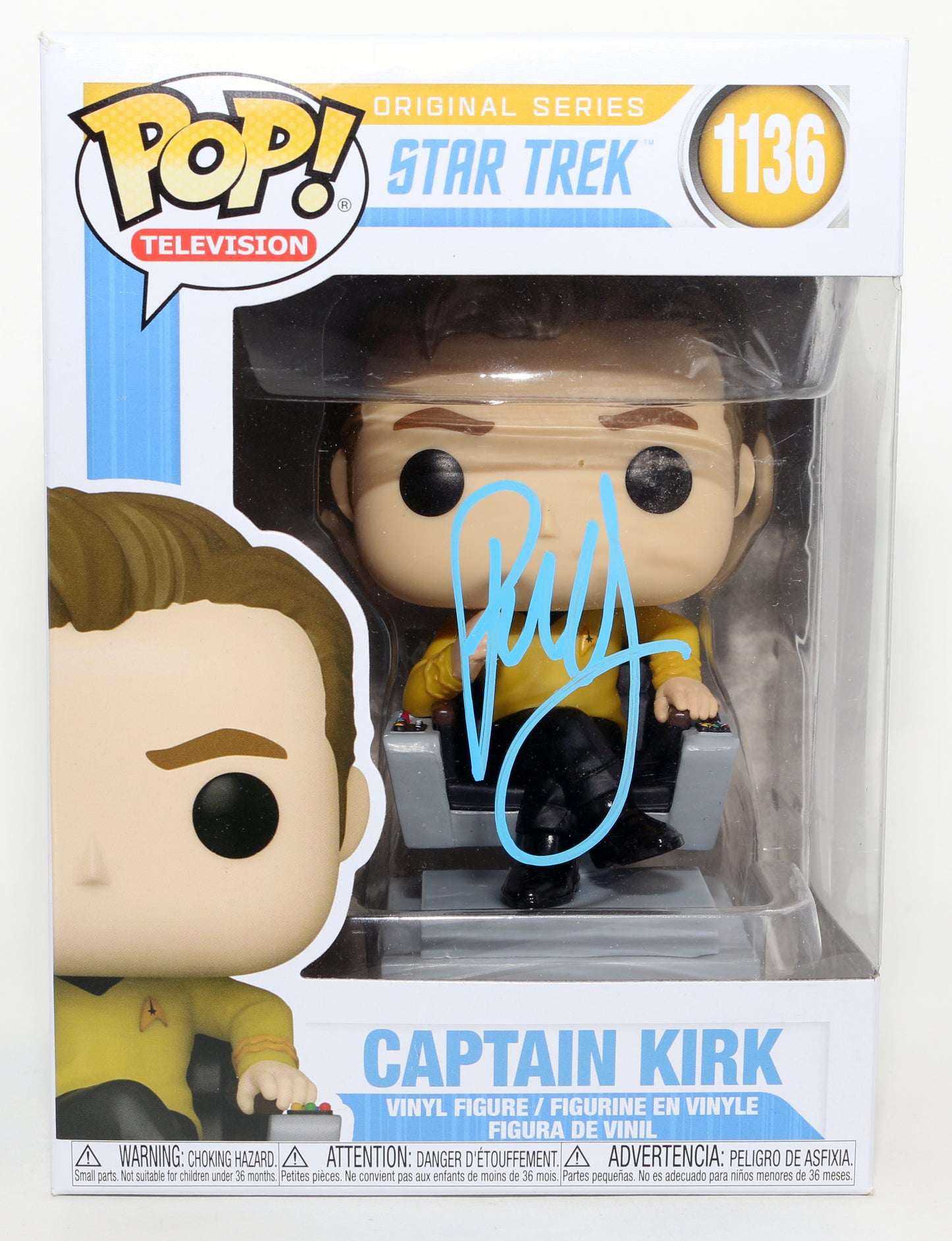 
                  
                    Paul Wesley as Captain Kirk in Star Trek: Strange New Worlds Signed Funko POP! #1136
                  
                