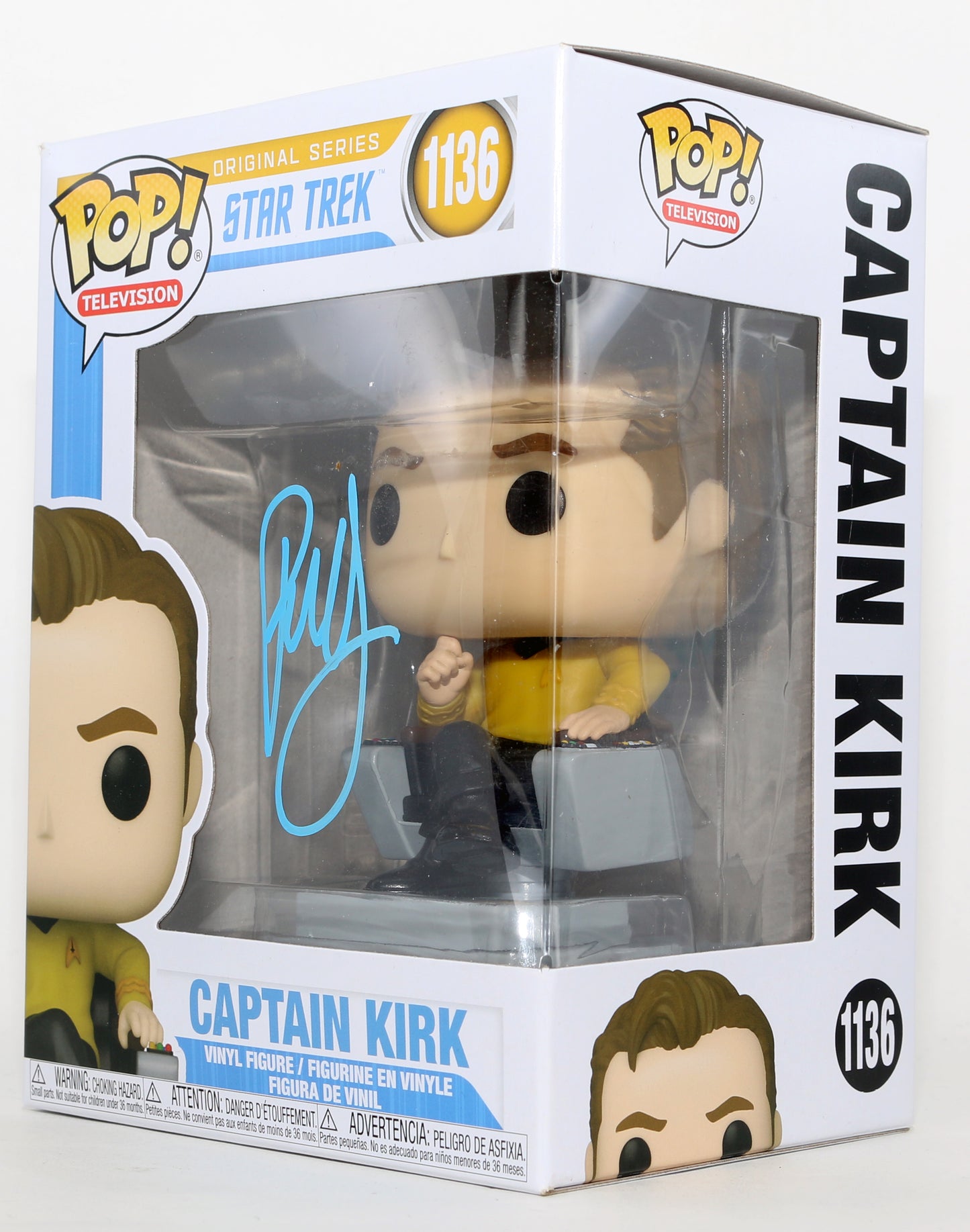 
                  
                    Paul Wesley as Captain Kirk in Star Trek: Strange New Worlds Signed Funko POP! #1136
                  
                