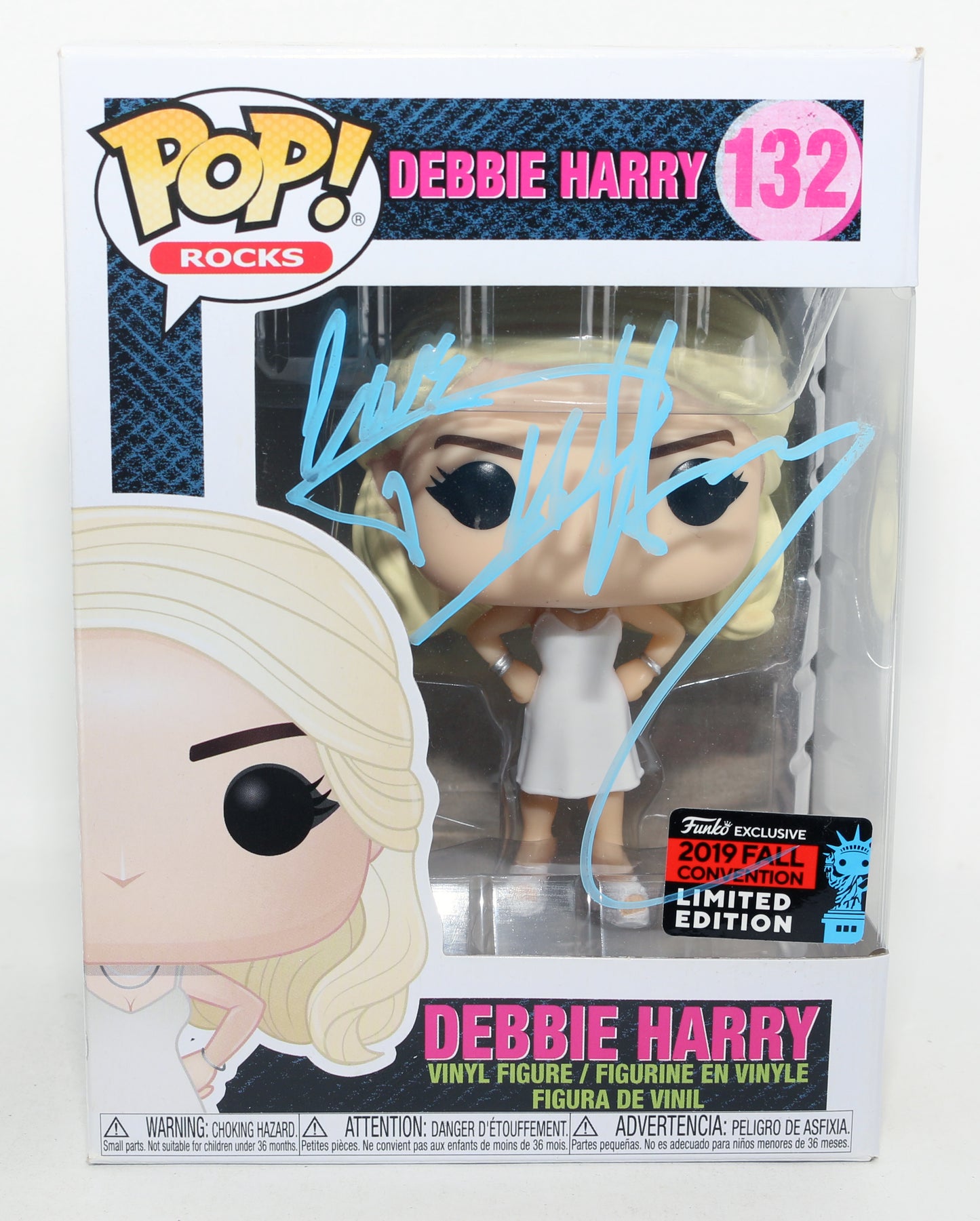 
                  
                    Debbie Harry Singer of Blondie 2019 Fall Convention Limited Edition Signed Funko POP! #132
                  
                
