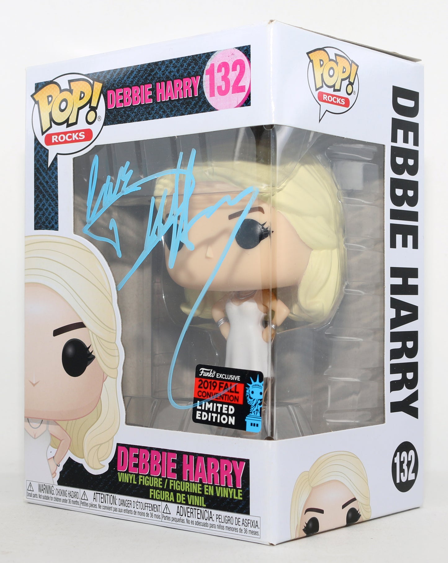 
                  
                    Debbie Harry Singer of Blondie 2019 Fall Convention Limited Edition Signed Funko POP! #132
                  
                