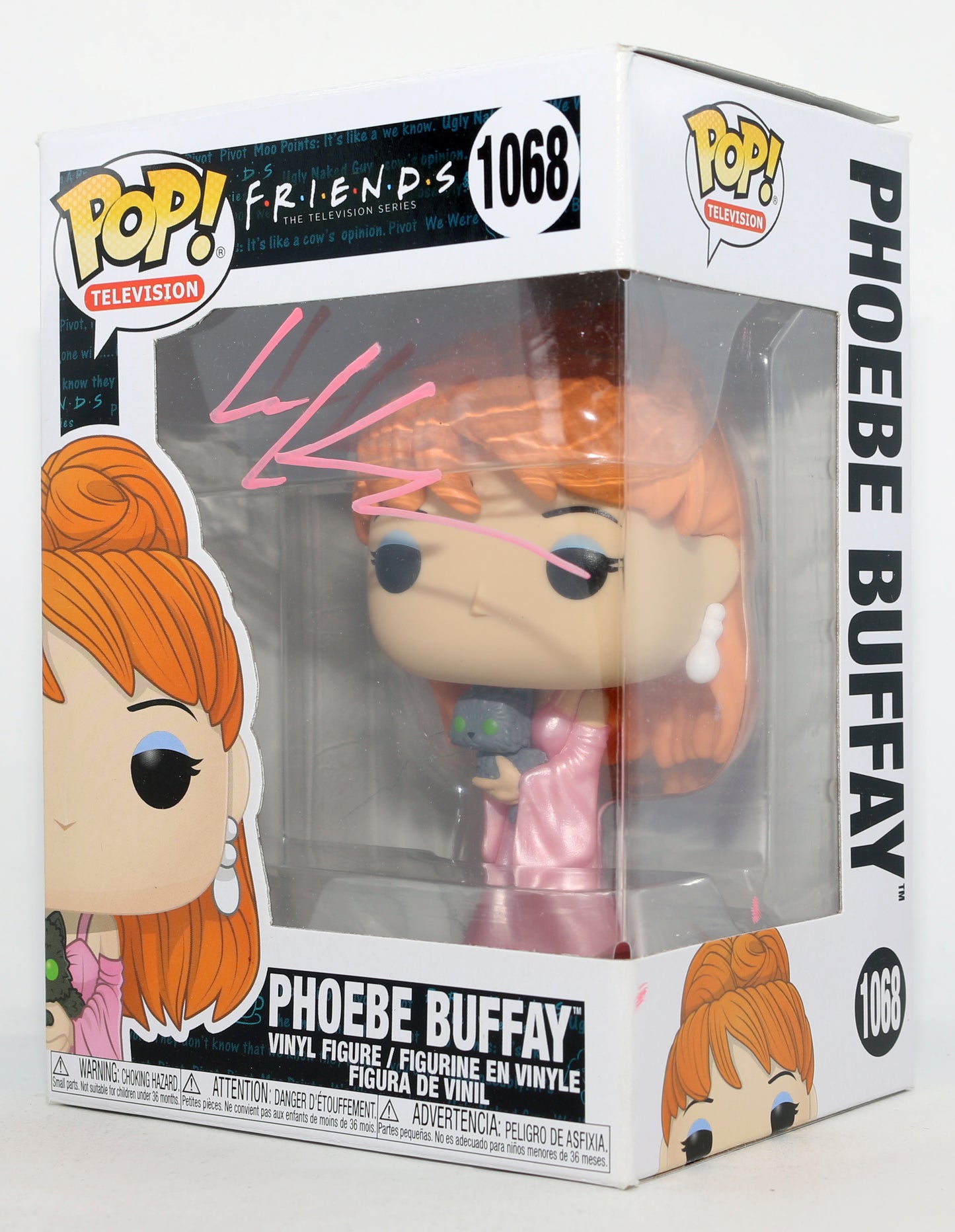 
                  
                    Lisa Kudrow as Phoebe Buffay in Friends Signed Funko POP! #1068
                  
                