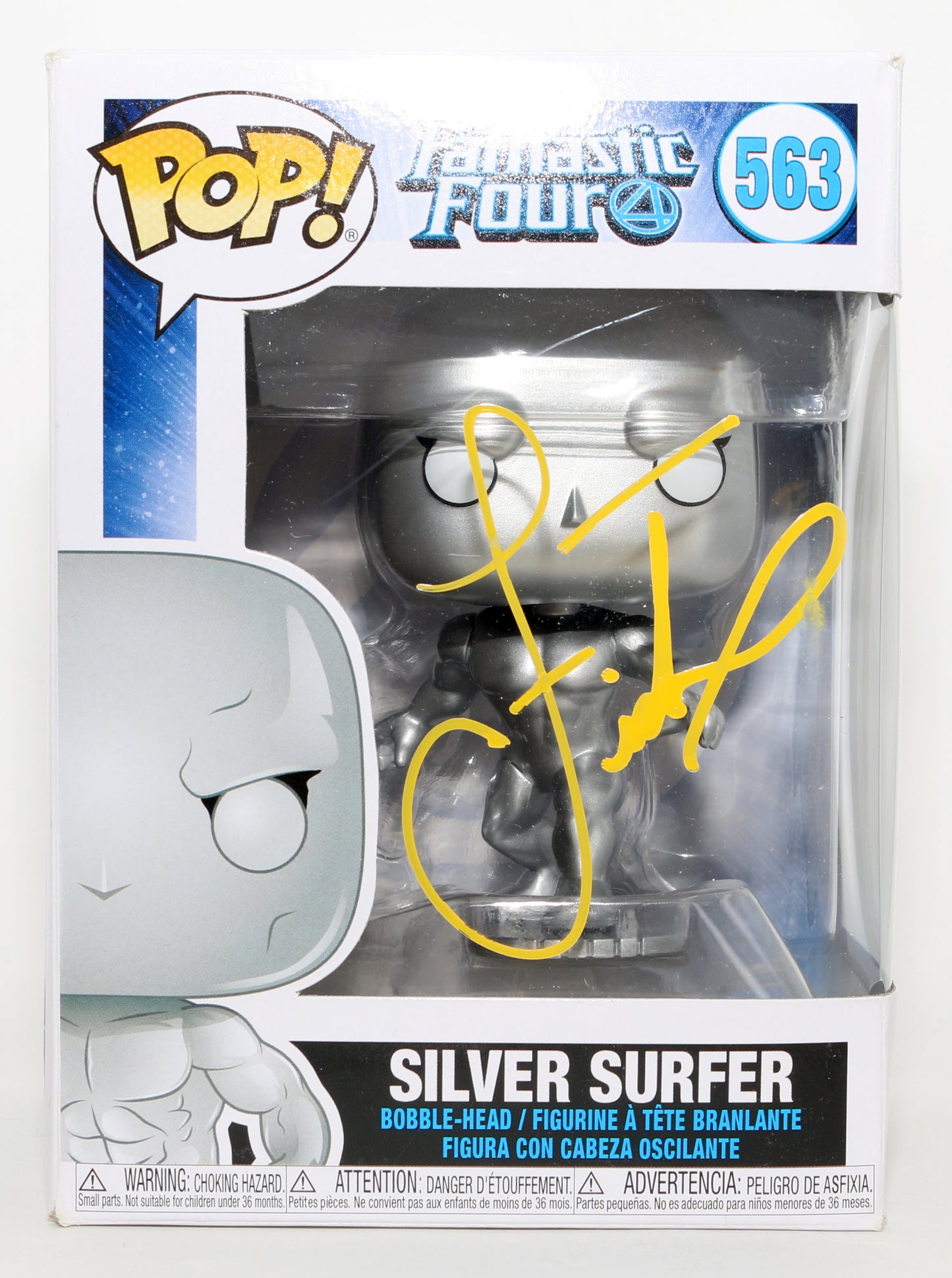 
                  
                    Laurence Fishburne as Silver Surfer in Fantastic Four: Rise of the Silver Surfer Signed Funko POP! #563
                  
                