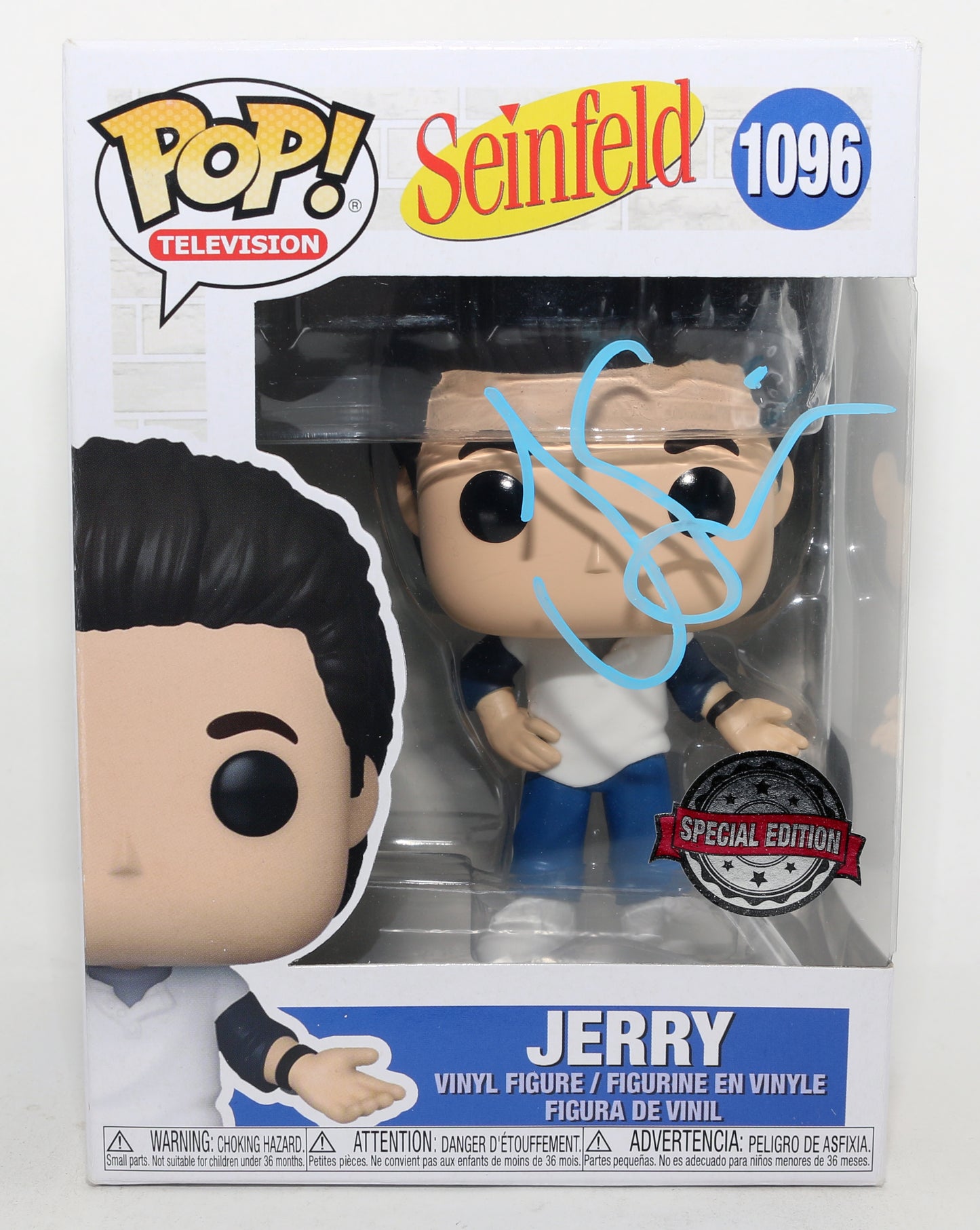 
                  
                    Jerry Seinfeld as Himself in Seinfeld Special Edition (SWAU) Signed Funko POP! #1096
                  
                