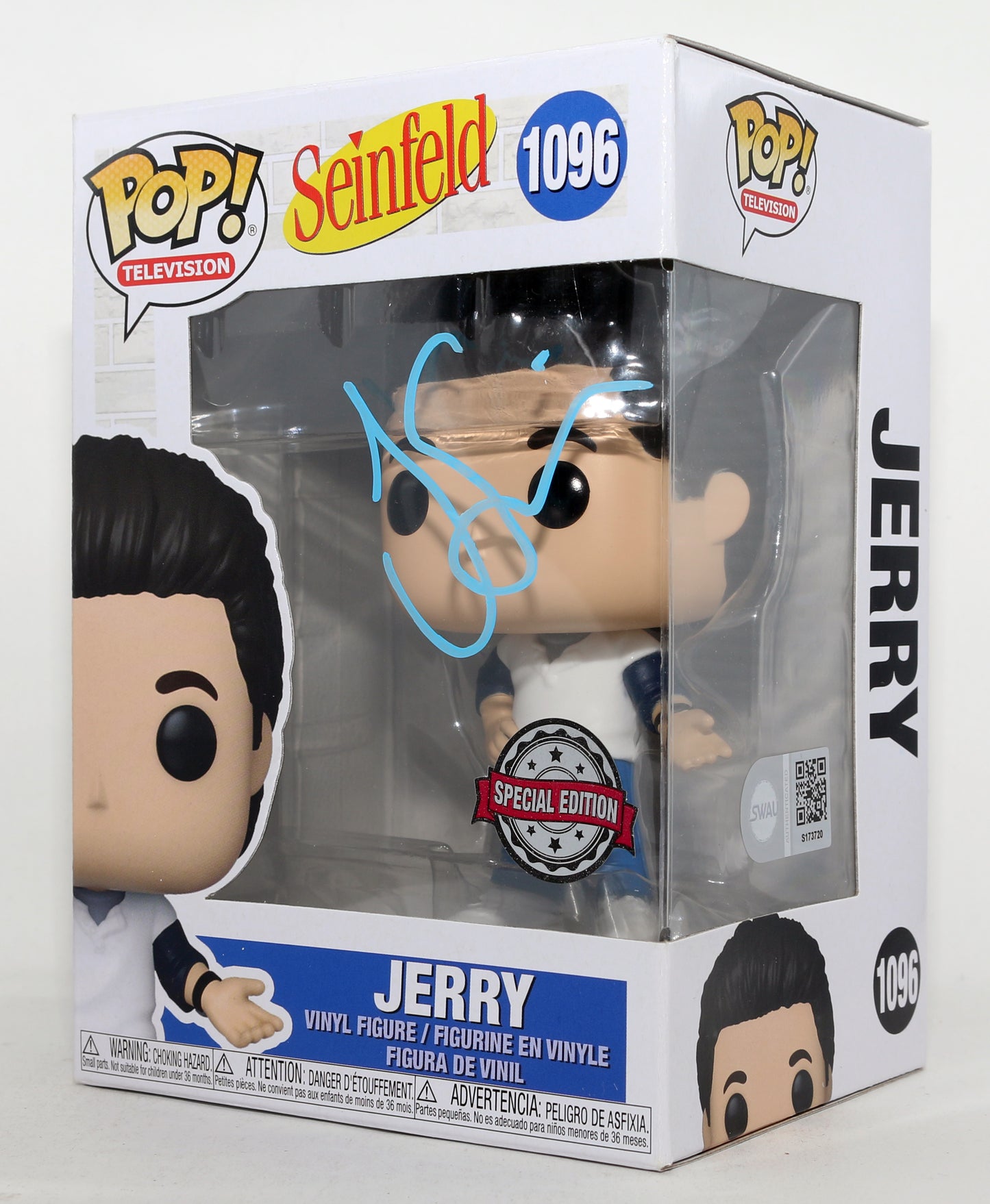 
                  
                    Jerry Seinfeld as Himself in Seinfeld Special Edition (SWAU) Signed Funko POP! #1096
                  
                