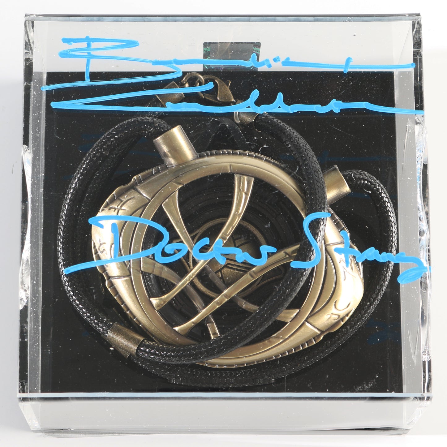 
                  
                    Doctor Strange in the Multiverse of Madness Eye of Agamotto Prop Replica (Official Pix) Signed by Benedict Cumberbatch with Character Name
                  
                