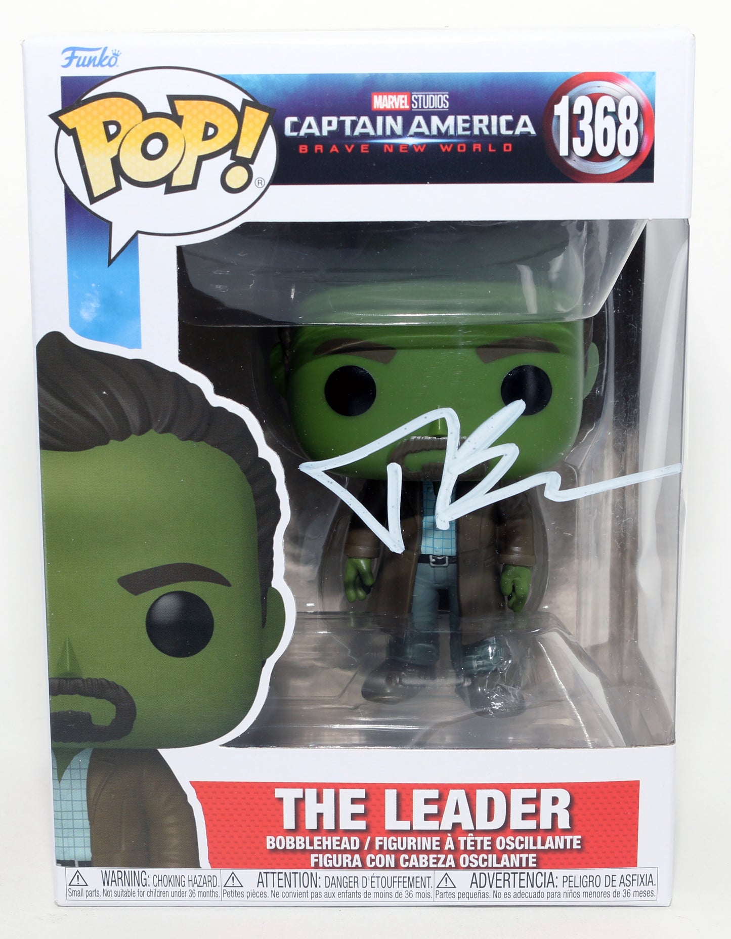 
                  
                    Tim Blake Nelson as The Leader / Samuel Sterns in Captain America: Brave New World Signed Funko POP! #1368
                  
                