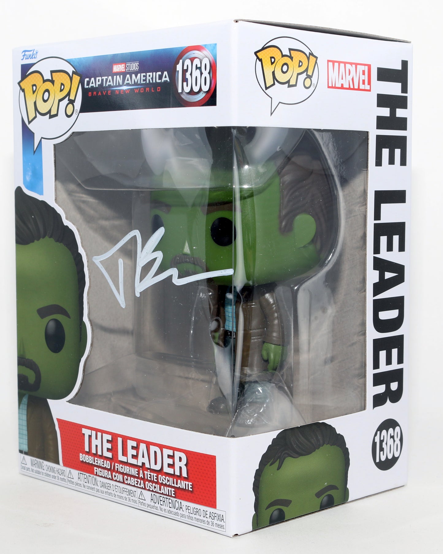 
                  
                    Tim Blake Nelson as The Leader / Samuel Sterns in Captain America: Brave New World Signed Funko POP! #1368
                  
                