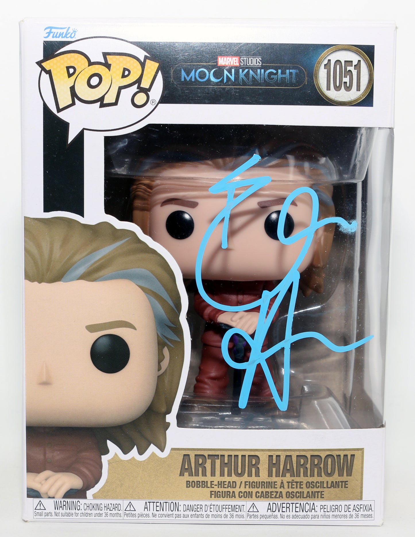 
                  
                    Ethan Hawke as Arthur Harrow in Moon Knight Signed Funko POP! #1051
                  
                