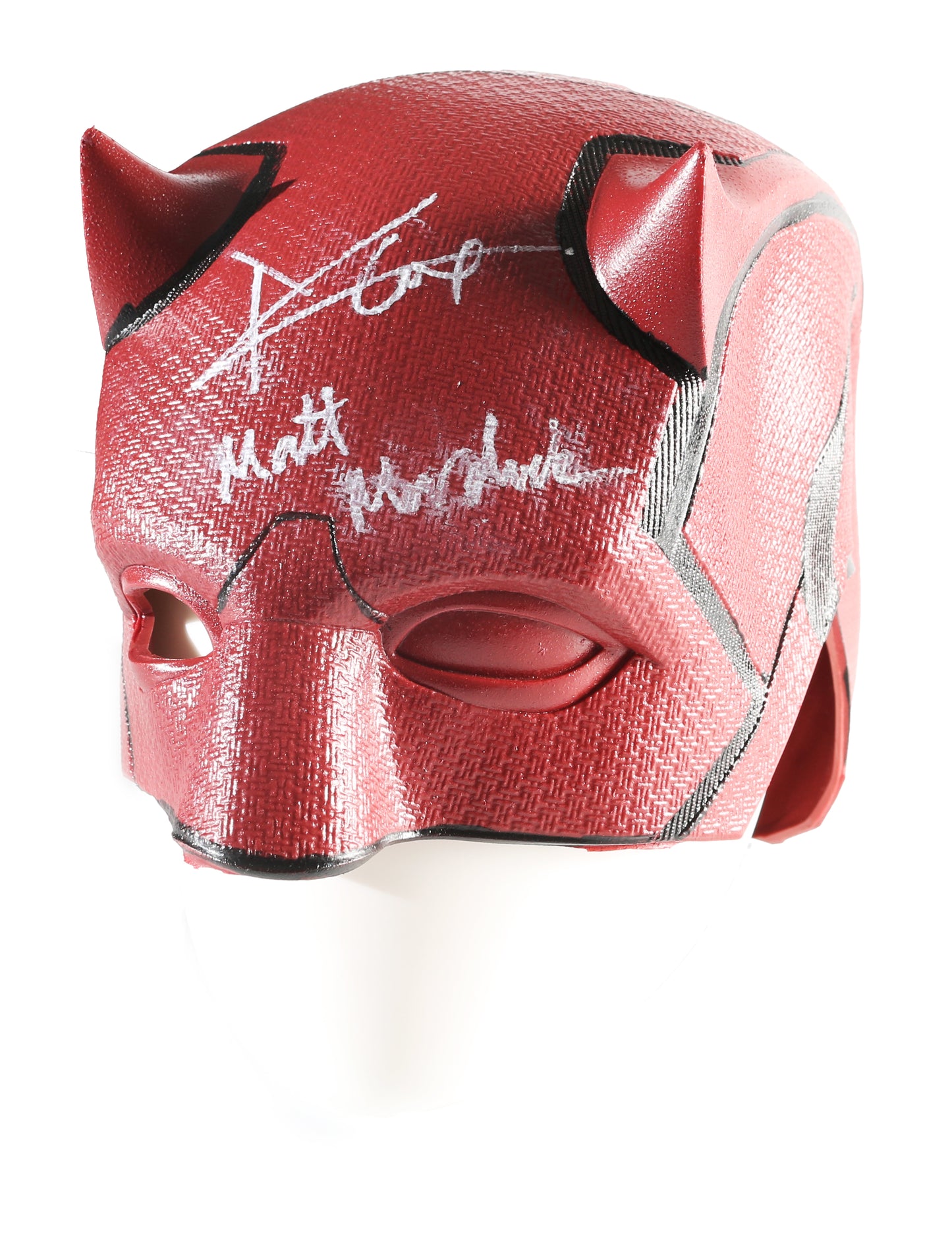 
                  
                    Charlie Cox as Matt Murdock in Daredevil Signed Prop Replica Mask with Character Name & Quote
                  
                