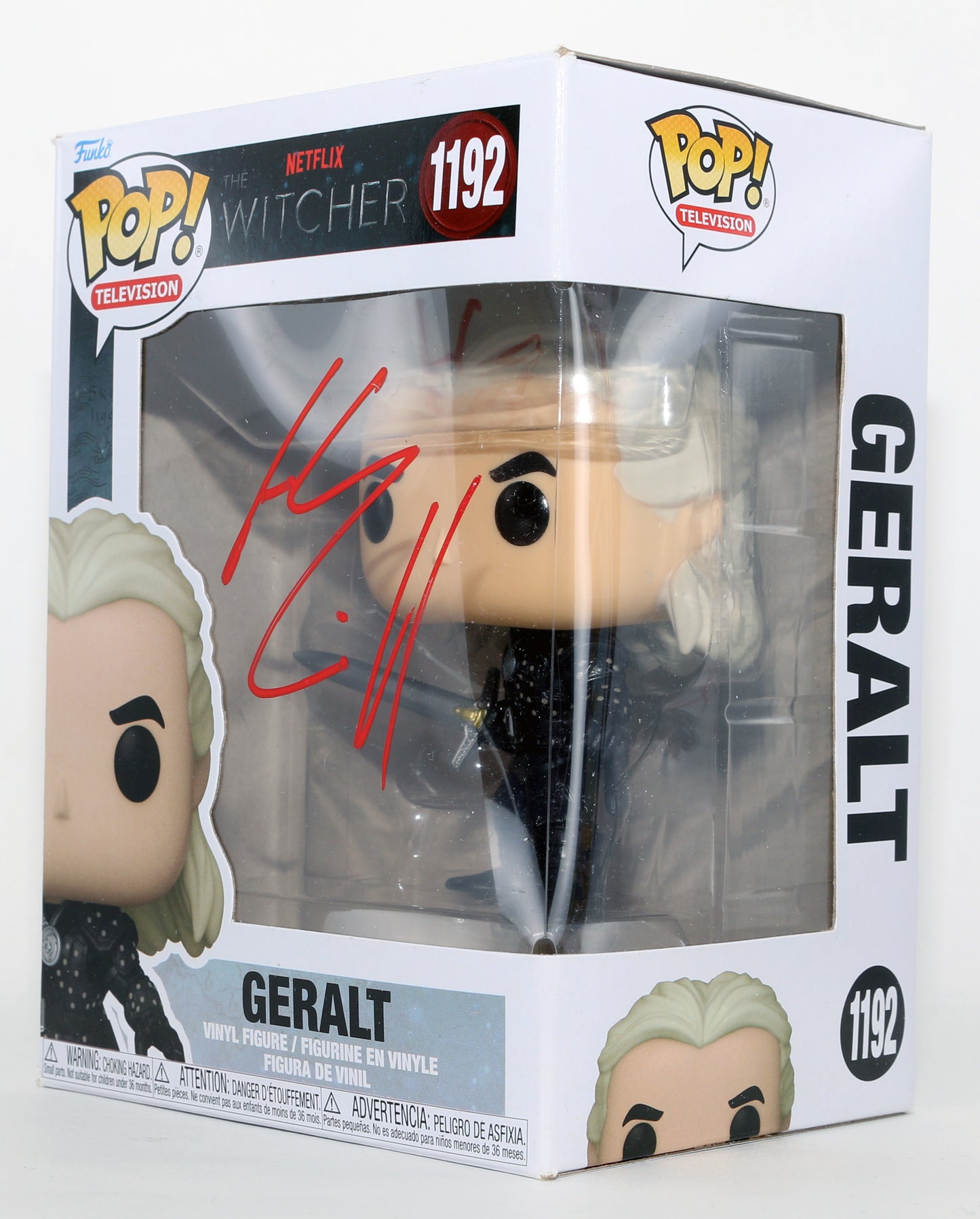
                  
                    Henry Cavill as Geralt of Rivia in The Witcher Signed Funko POP! #1192
                  
                