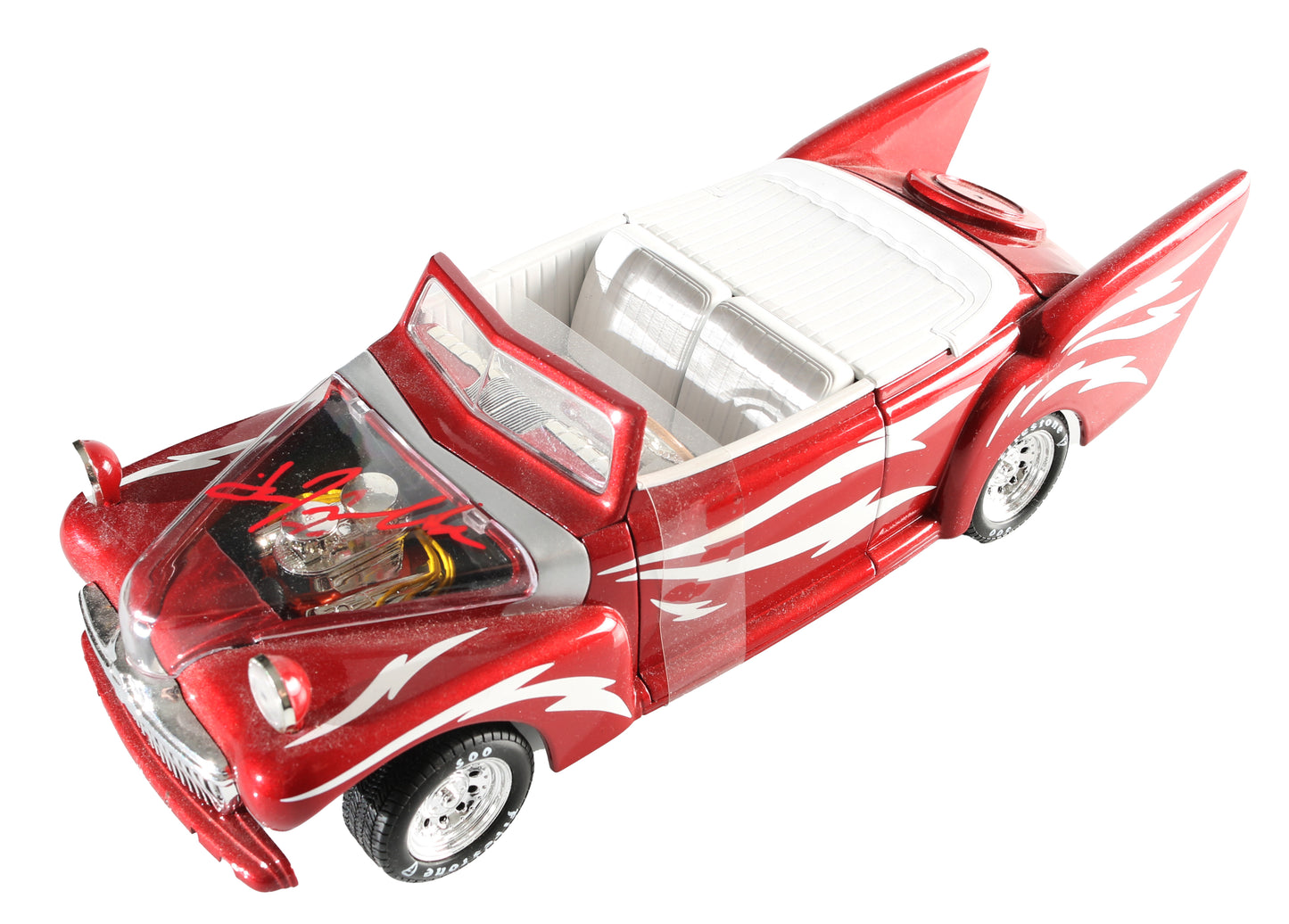
                  
                    John Travolta as Danny Zuko in Grease (Beckett) Signed Greased Lightning 1:18 Scale Diecast Model Car
                  
                