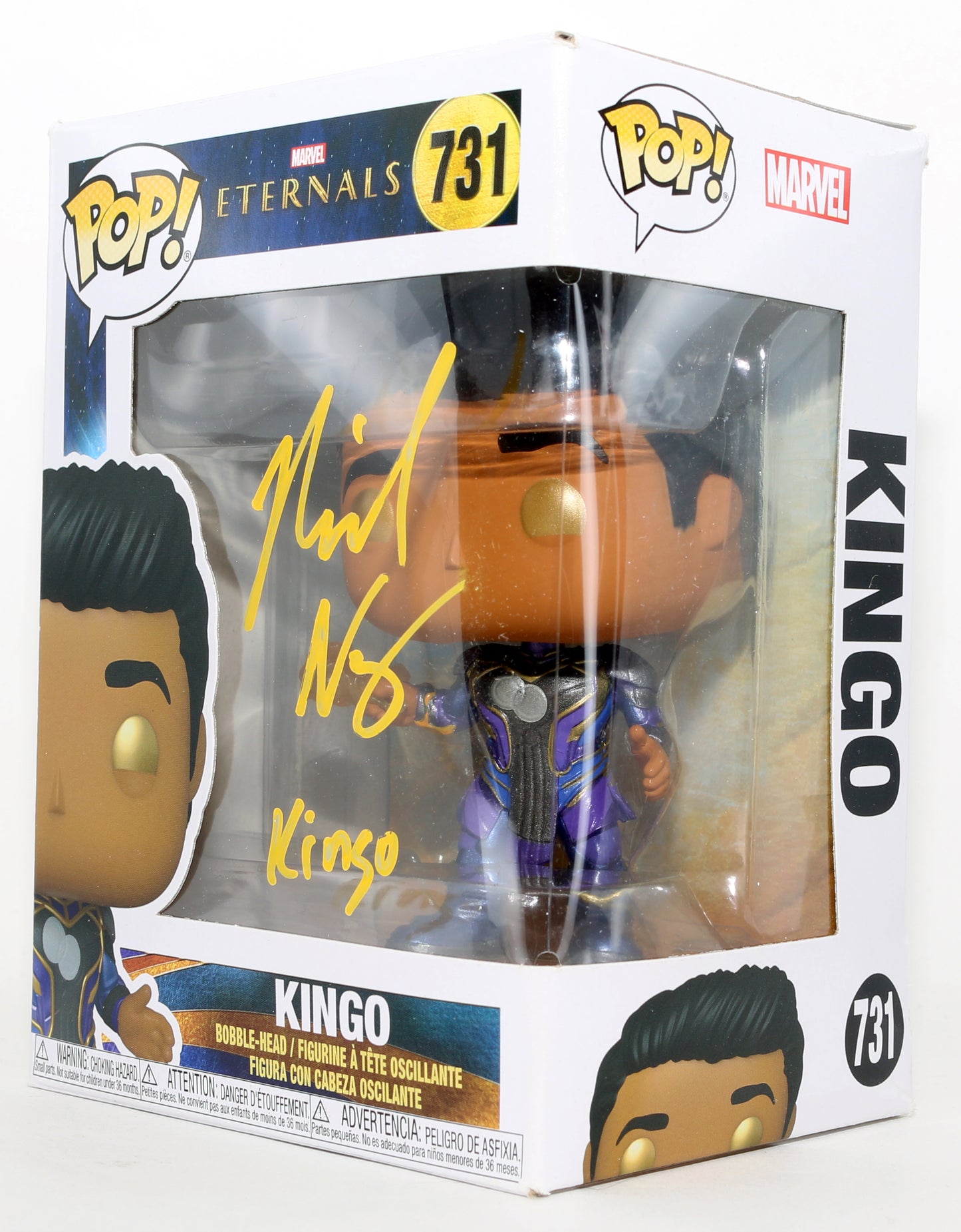 
                  
                    Kumail Nanjiani as Kingo in The Eternals Signed Funko POP! #731 with Character Name
                  
                