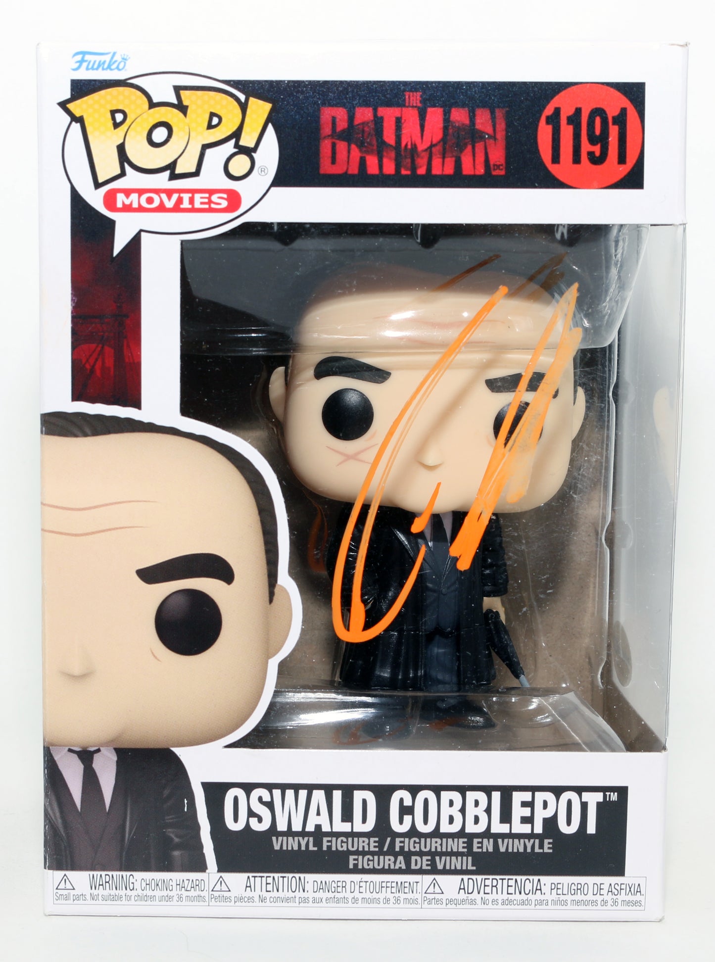 
                  
                    Colin Farrell as The Penguin in The Batman Signed Funko POP! #1191
                  
                
