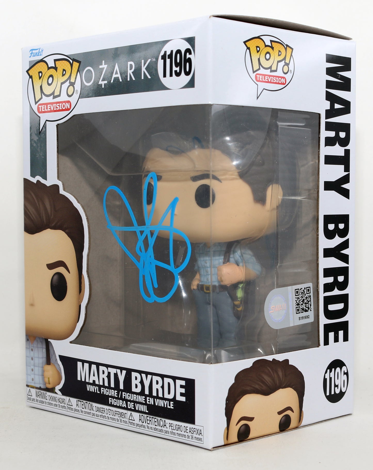
                  
                    Jason Bateman as Marty Byrde in Ozark (SWAU) Signed Funko POP! #1196
                  
                