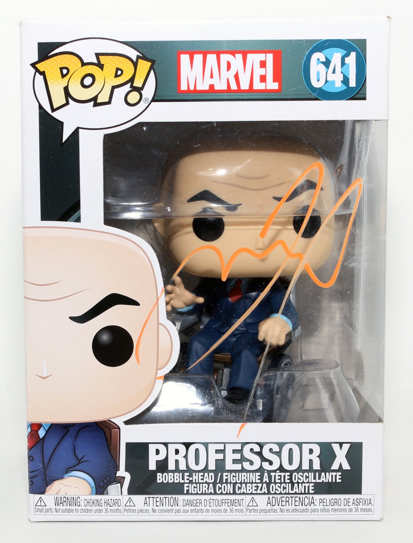 
                  
                    James McAvoy as Professor X in X-Men (JSA) Signed Funko POP! #641
                  
                