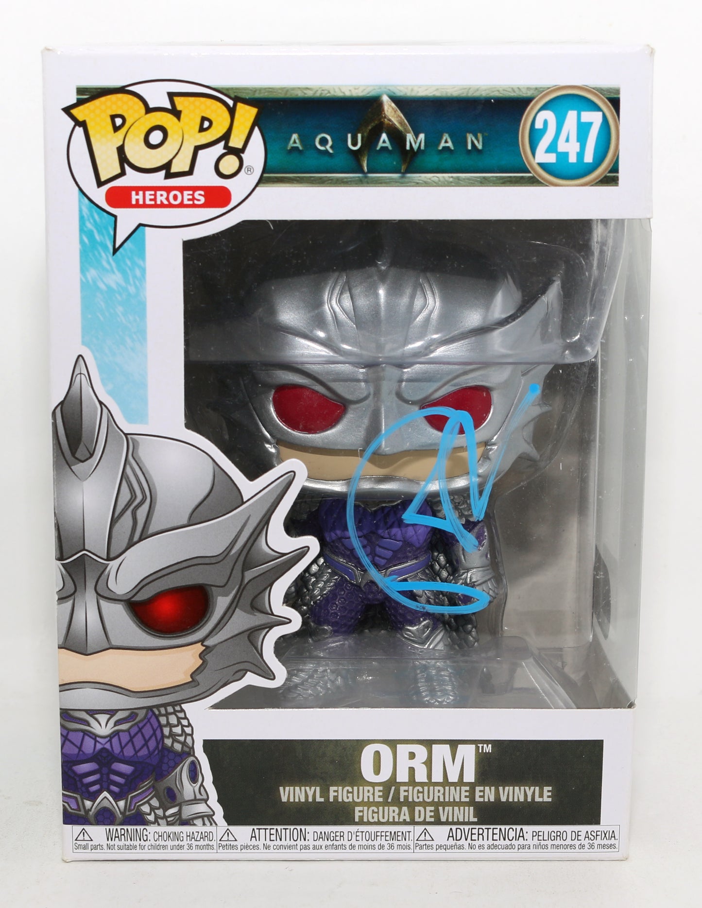 
                  
                    Patrick Wilson as Orm in Aquaman (SWAU) Signed Funko POP! #247
                  
                