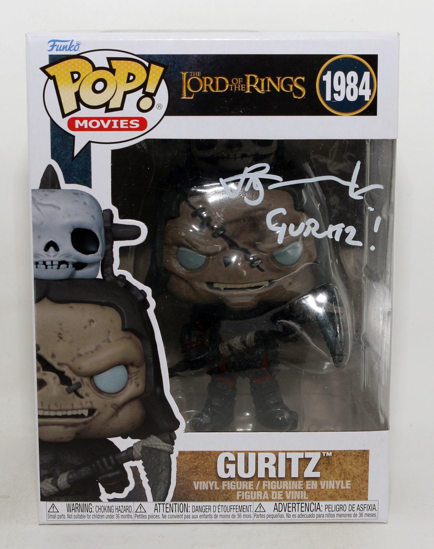 
                  
                    Joel Tobeck as Guritz in The Lord of the Rings: The Return of the King Signed Funko POP! #1984 with Character Name & Quote
                  
                