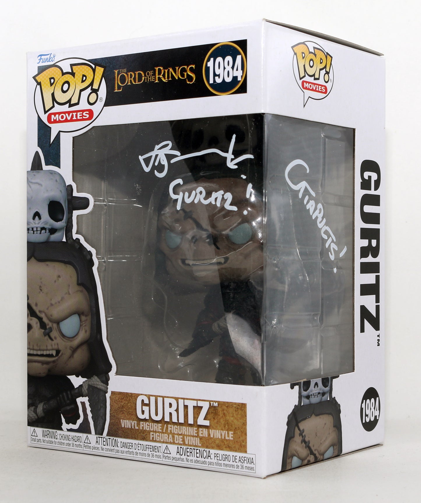 
                  
                    Joel Tobeck as Guritz in The Lord of the Rings: The Return of the King Signed Funko POP! #1984 with Character Name & Quote
                  
                