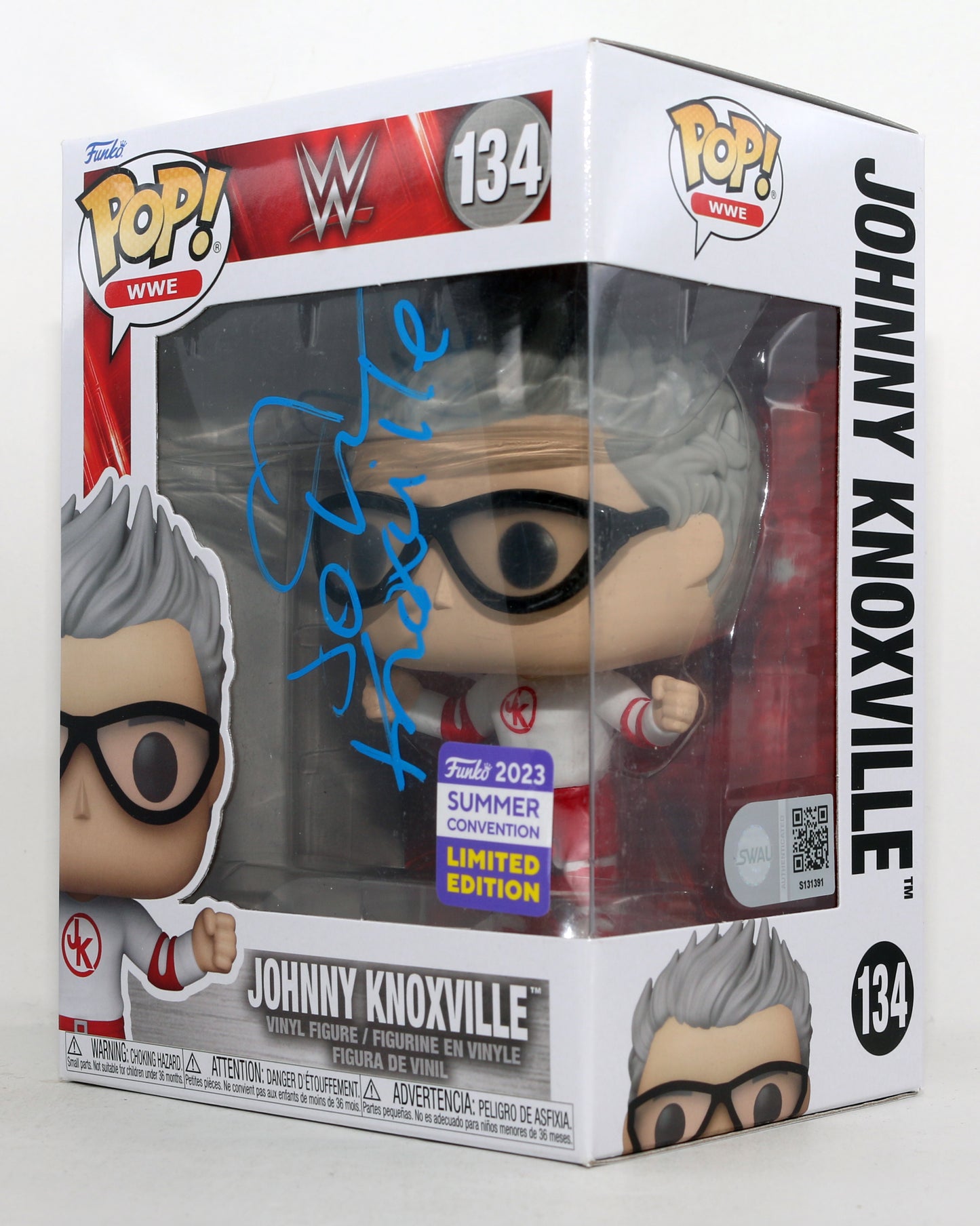 
                  
                    Johnny Knoxville from Jackass 2023 Summer Convention Limited Edition (SWAU) Signed Funko POP! #134
                  
                