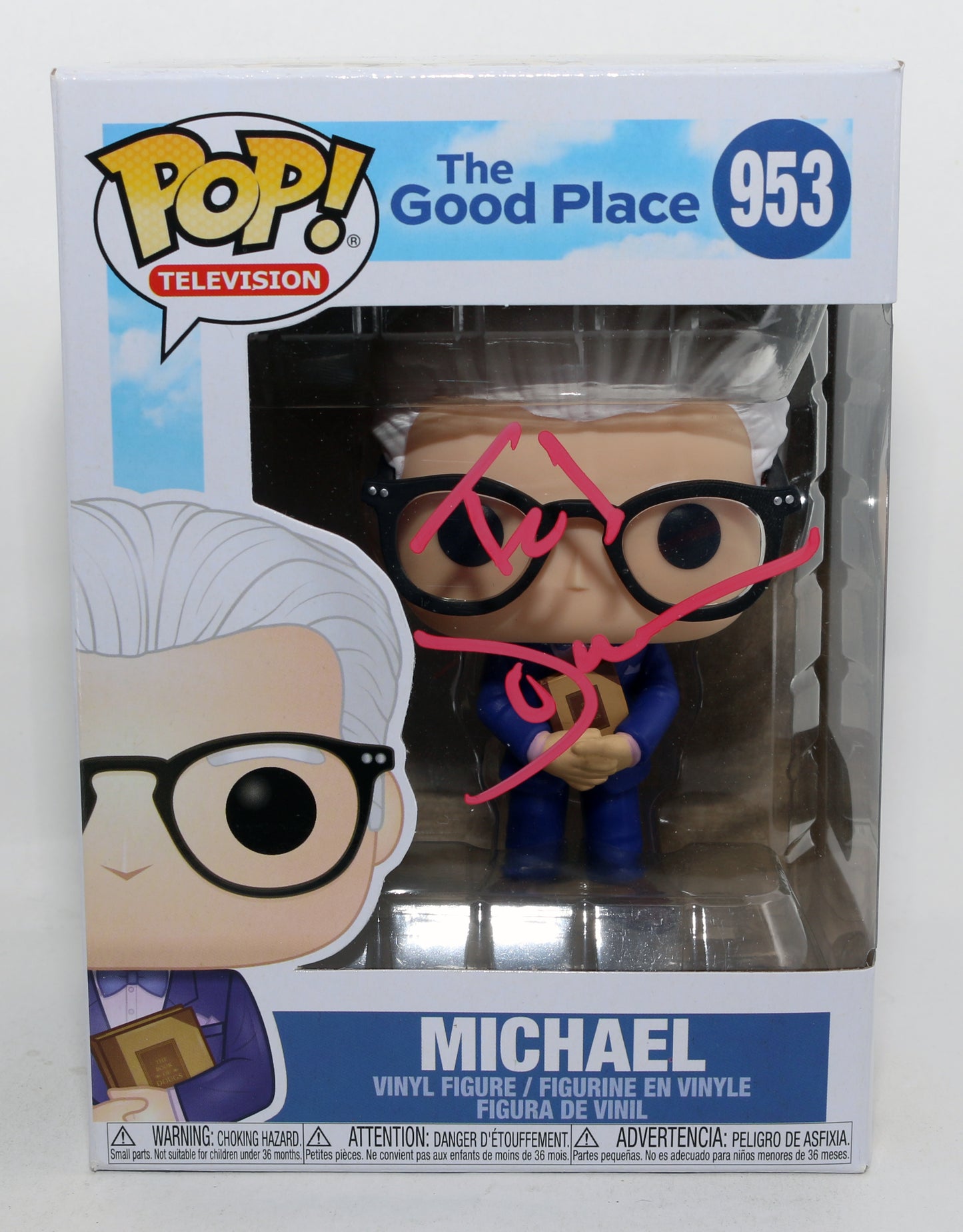 
                  
                    Ted Danson as Michael in The Good Place (SWAU) Signed Funko POP! #953
                  
                