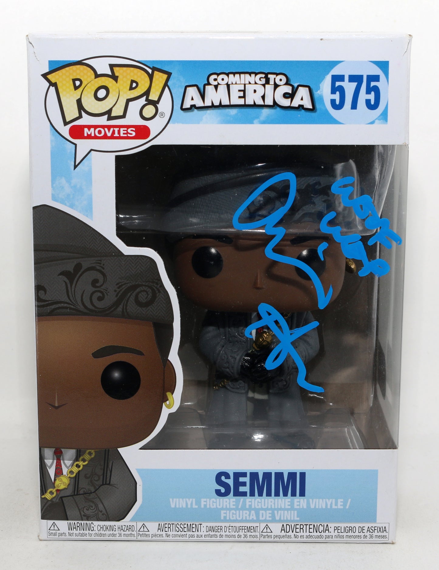 
                  
                    Arsenio Hall as Semmi in Coming to America (SWAU) Signed Funko POP! #575 with Quote
                  
                